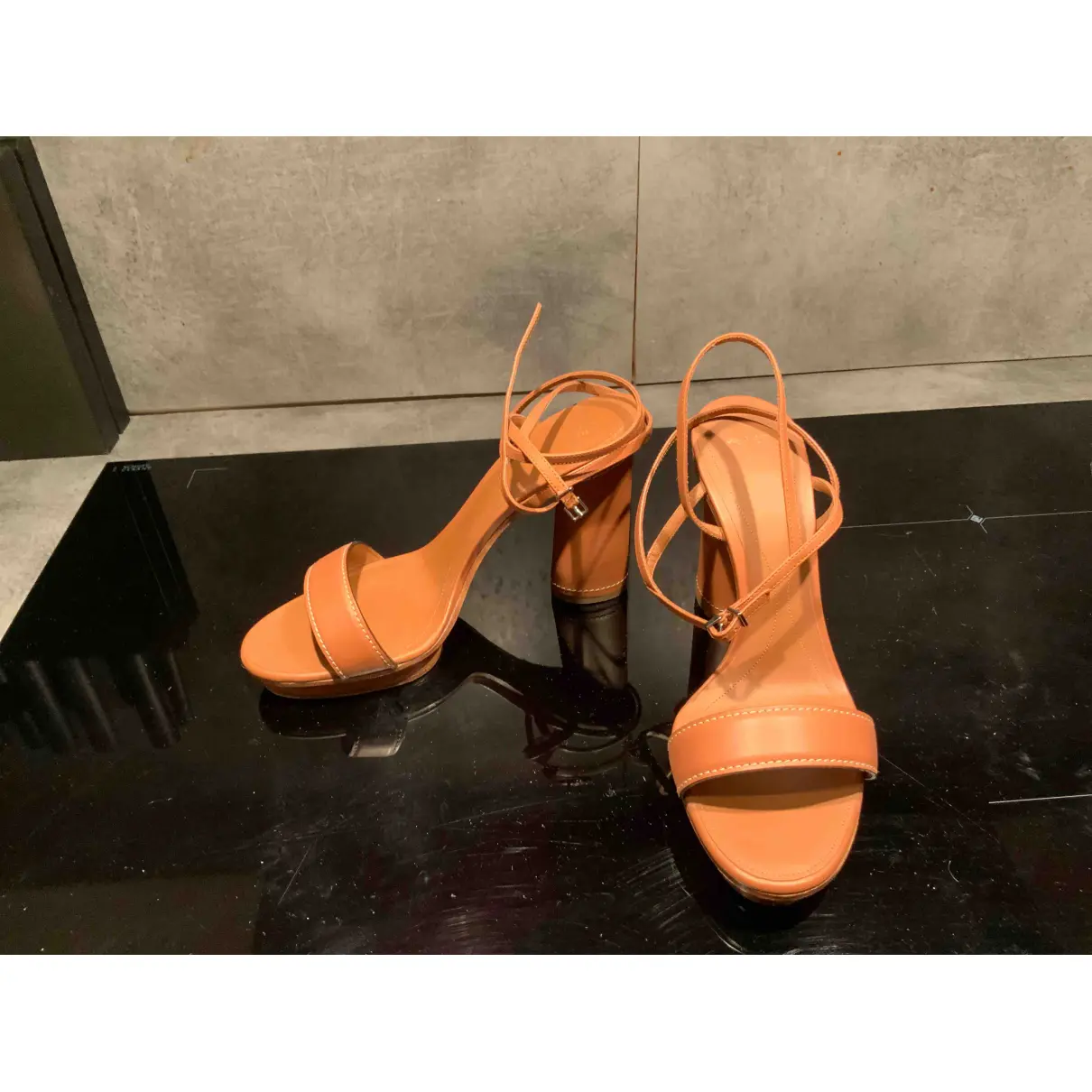 Buy Giorgio Armani Leather sandals online
