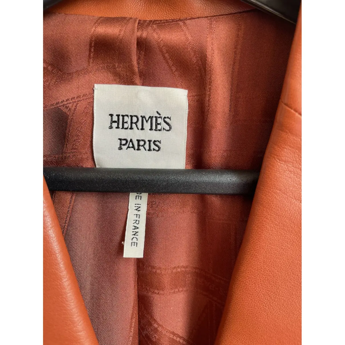 Leather jacket Hermès