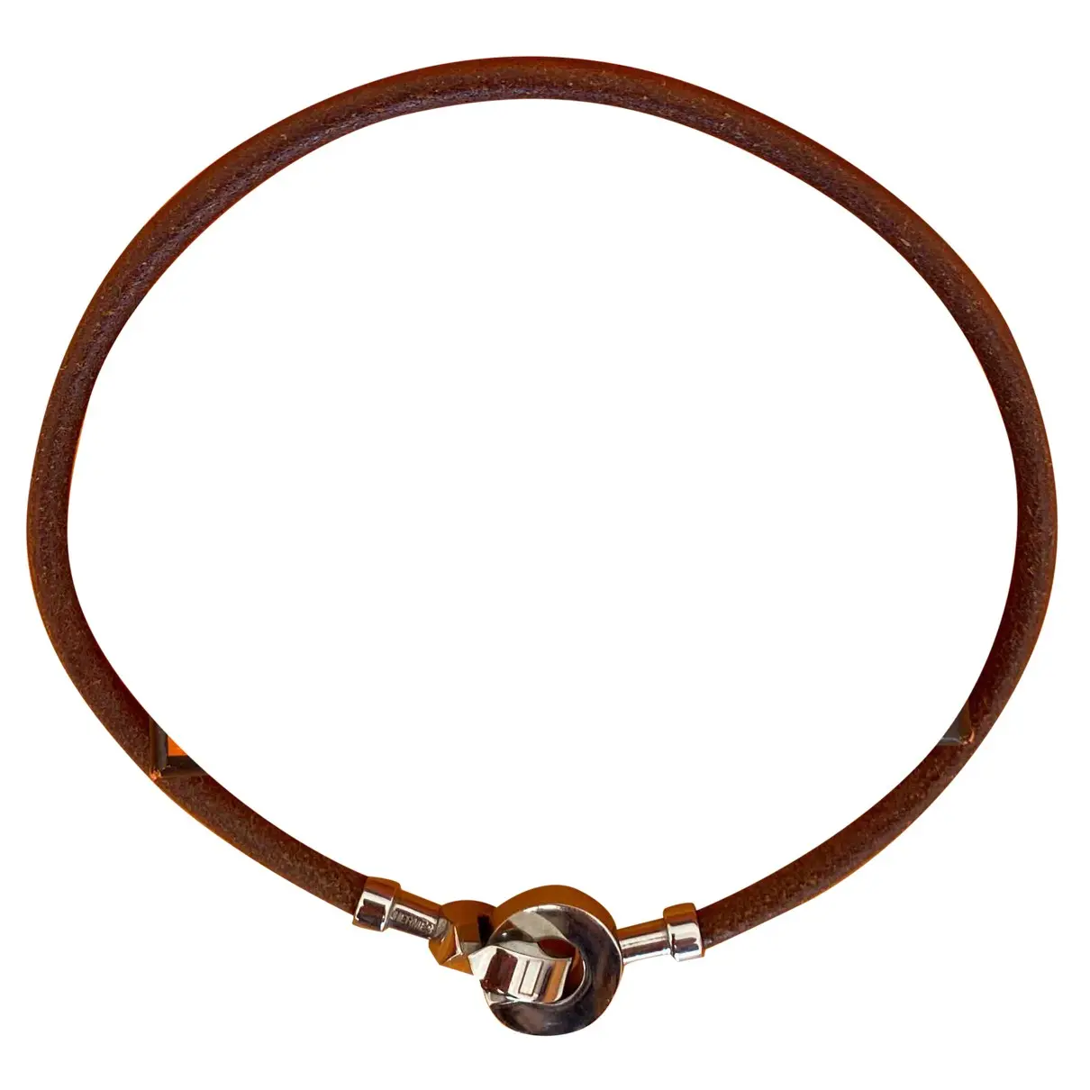 Leather necklace Hermès - Vintage