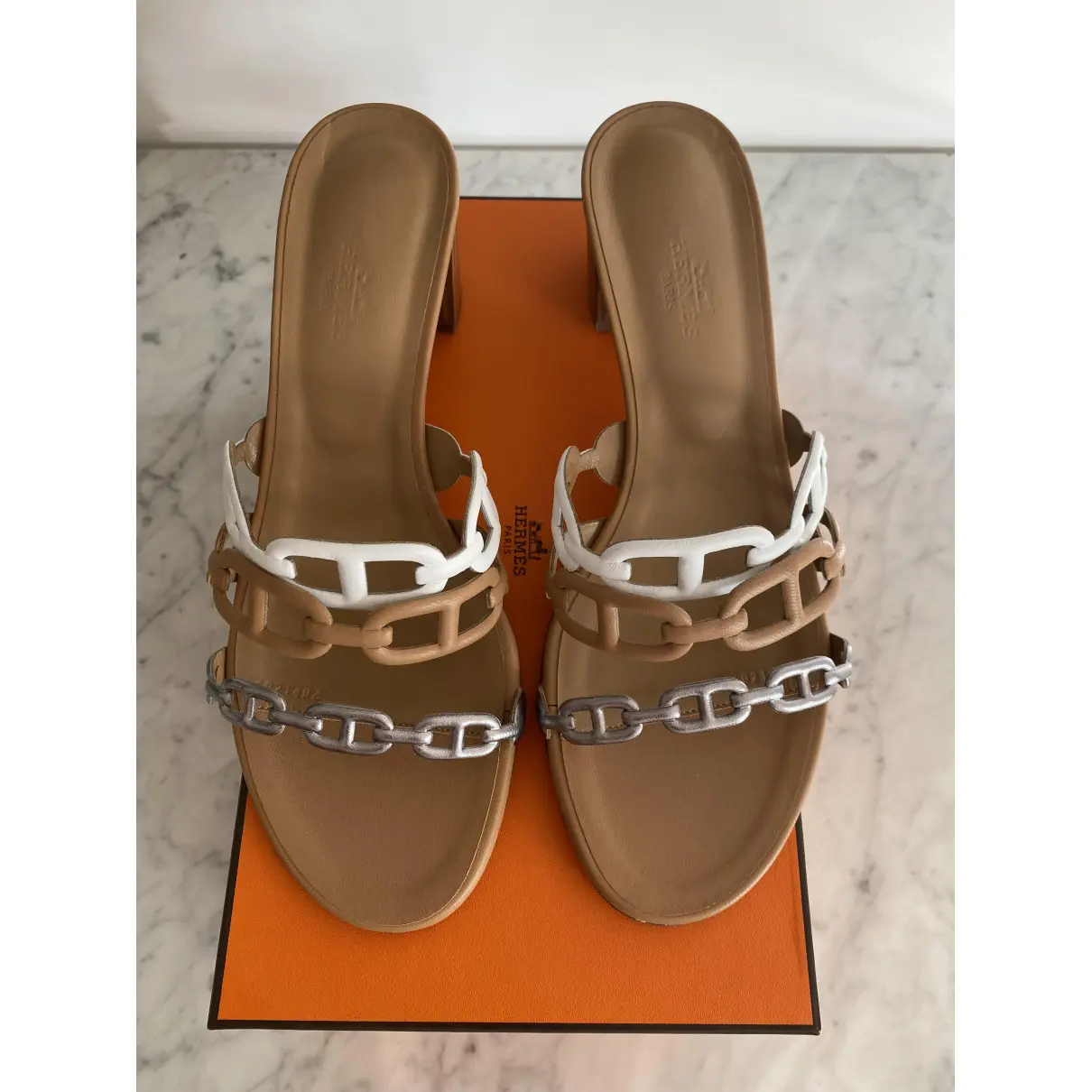 Buy Hermès Leather sandals online
