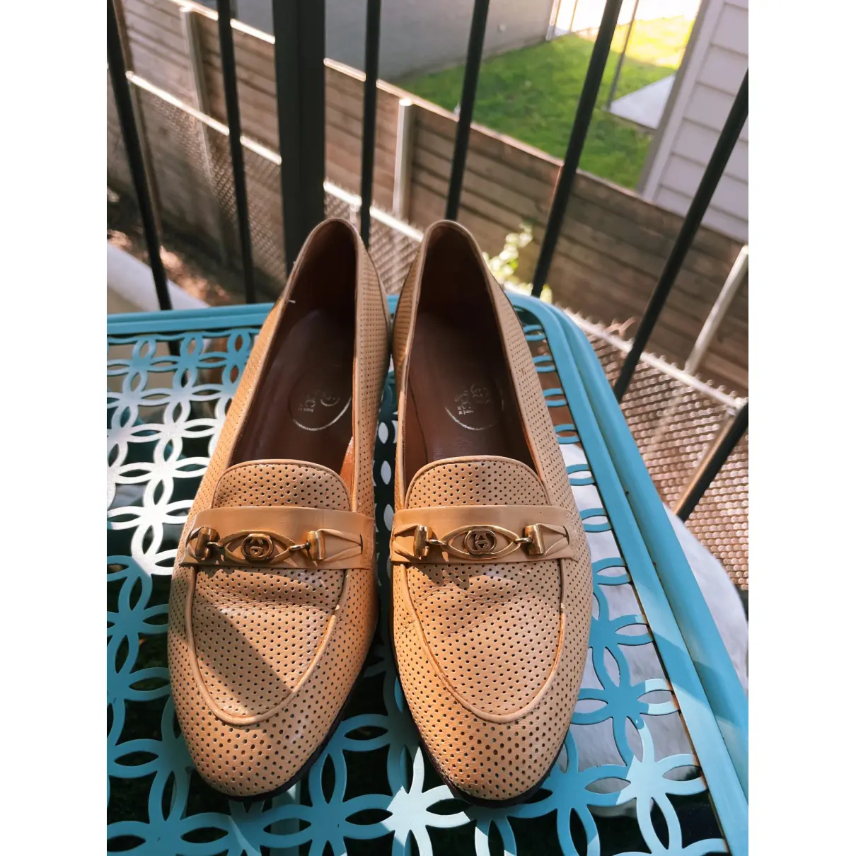 Buy Gucci Ice Lolly leather flats online - Vintage