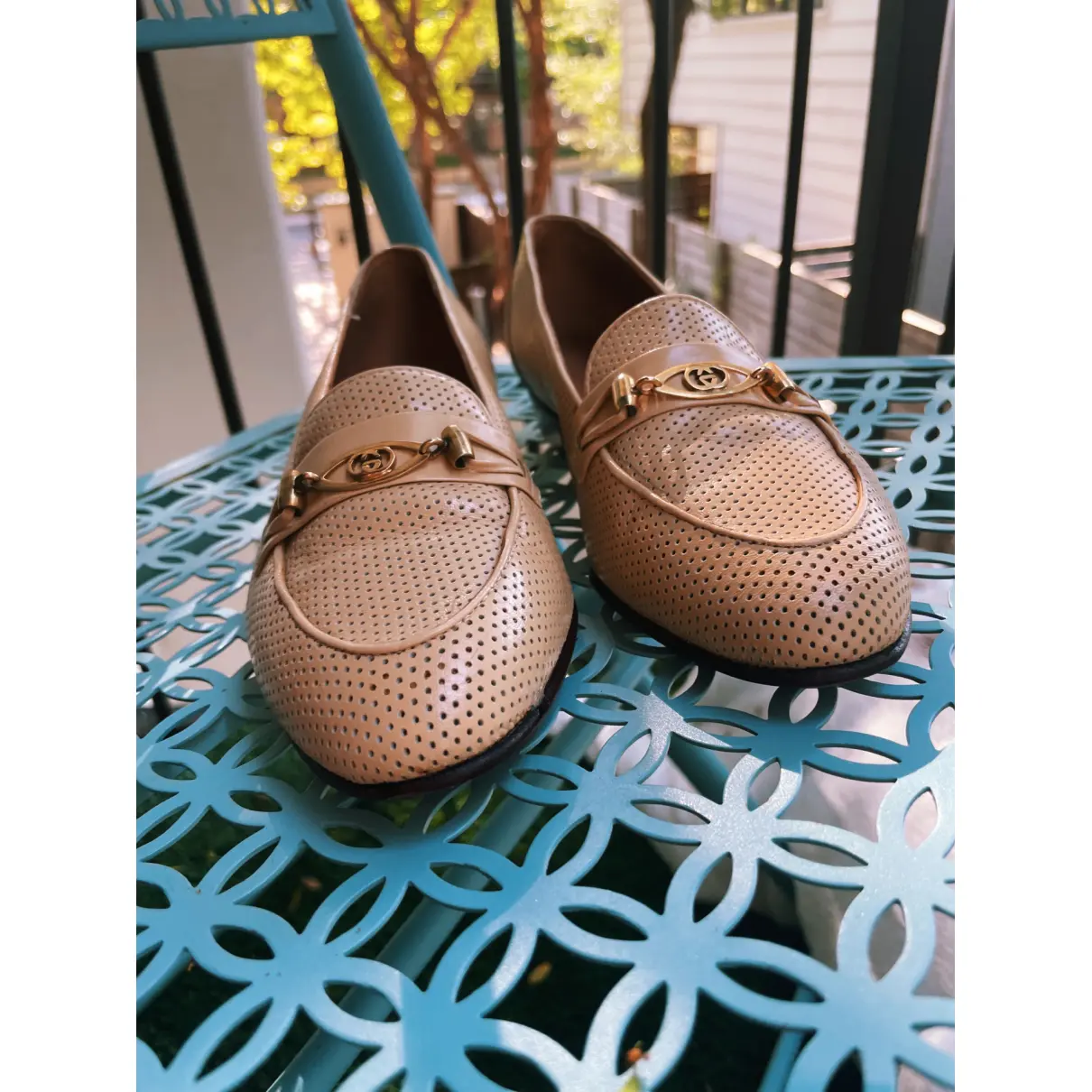 Ice Lolly leather flats Gucci - Vintage