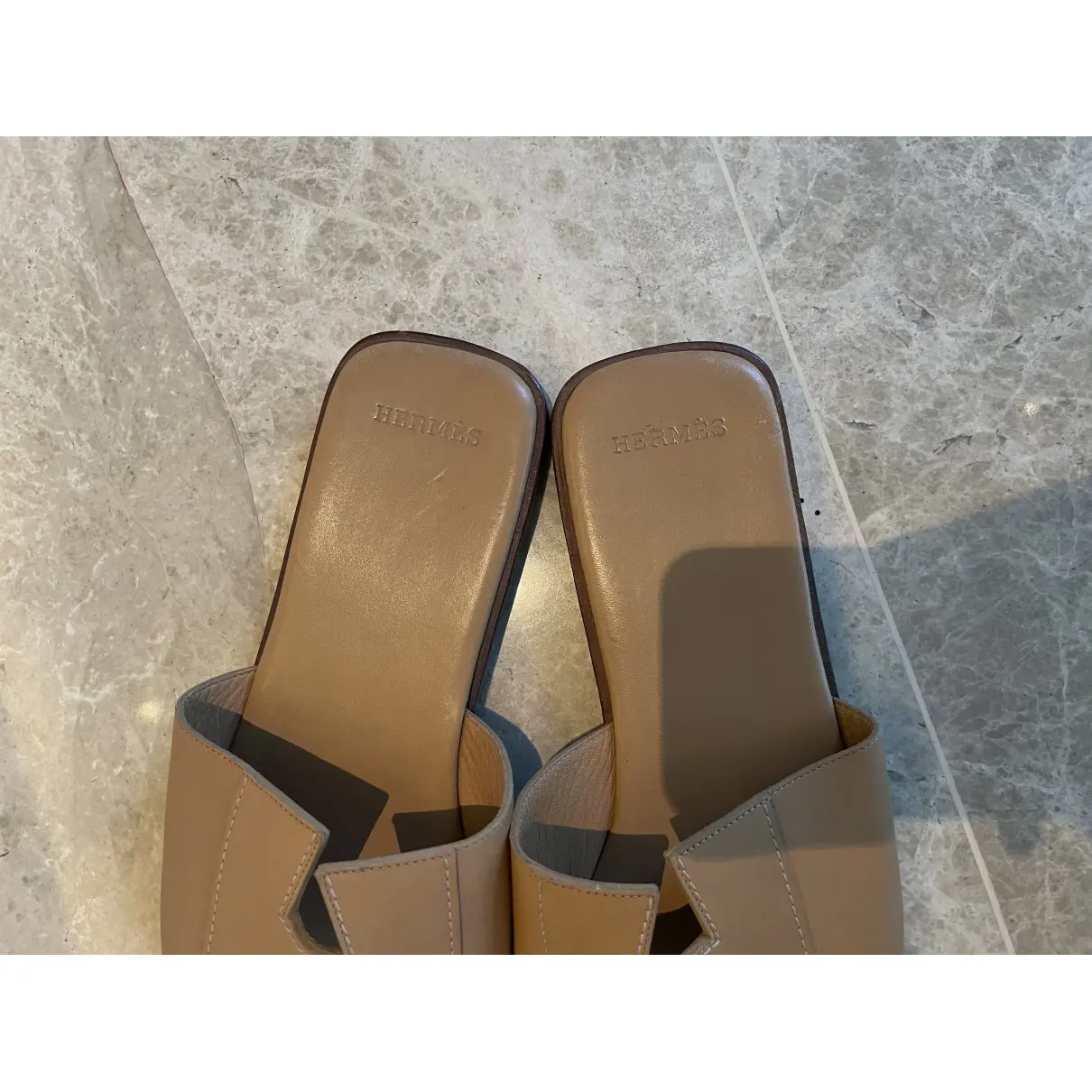 Izmir leather sandals Hermès