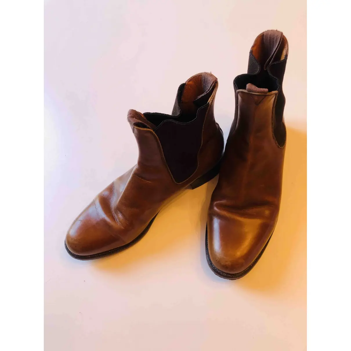 JM Weston Leather ankle boots for sale - Vintage