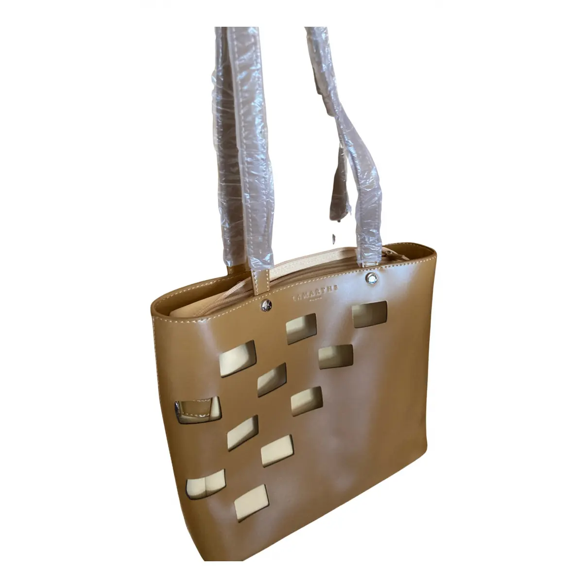 Leather handbag LAMARTHE