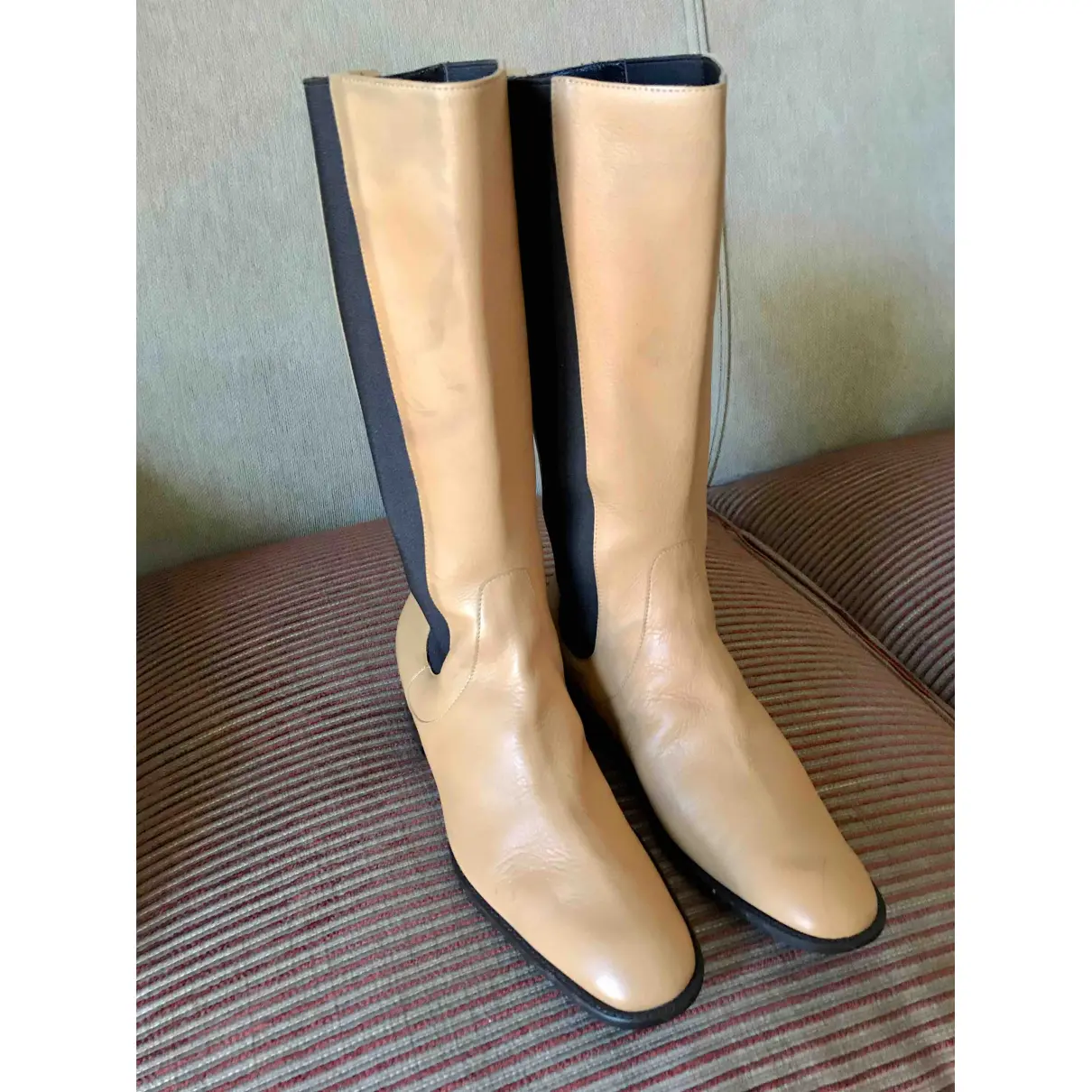 Leather riding boots Loewe