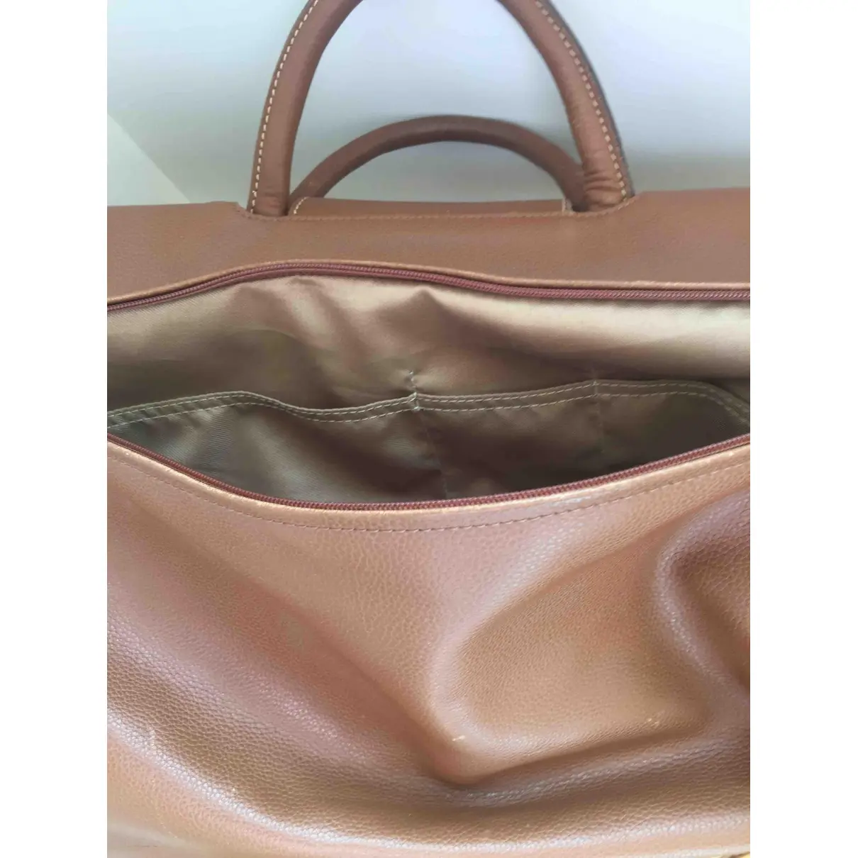Leather travel bag Longchamp