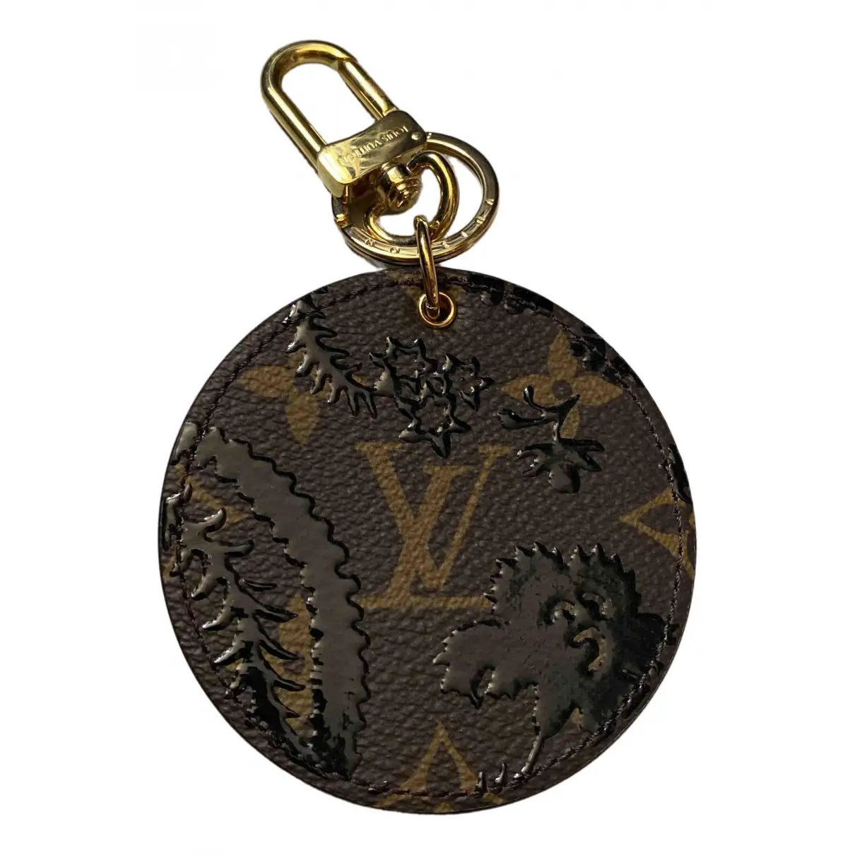 Leather bag charm Louis Vuitton