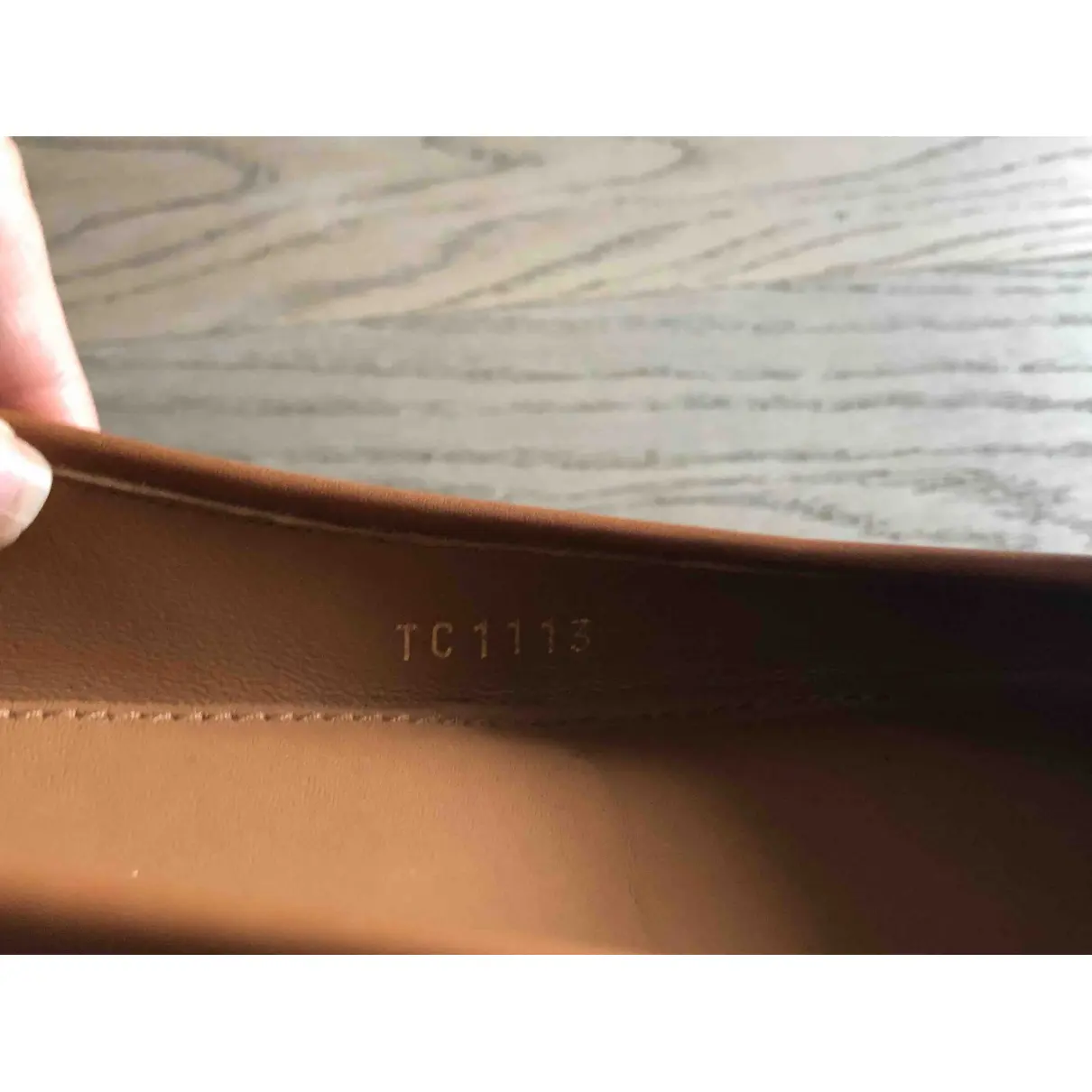 Leather ballet flats Louis Vuitton