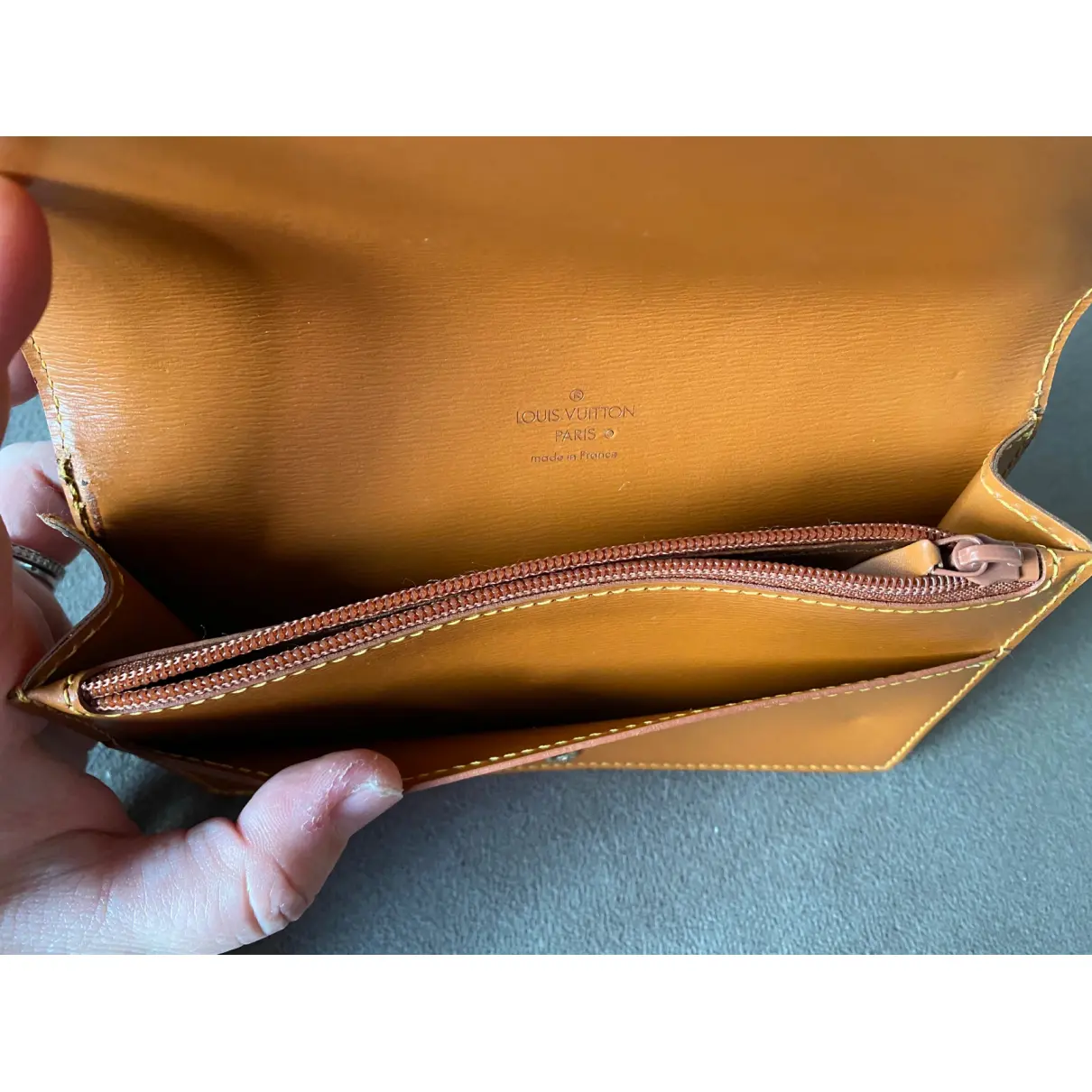 Leather purse Louis Vuitton - Vintage