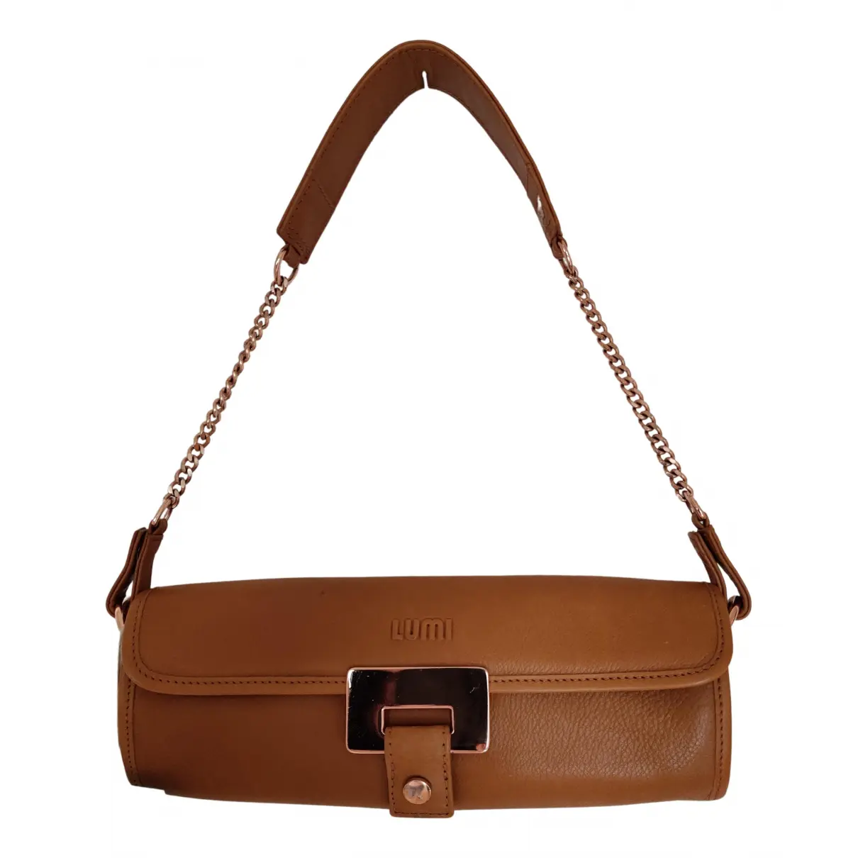 Leather handbag Lumi