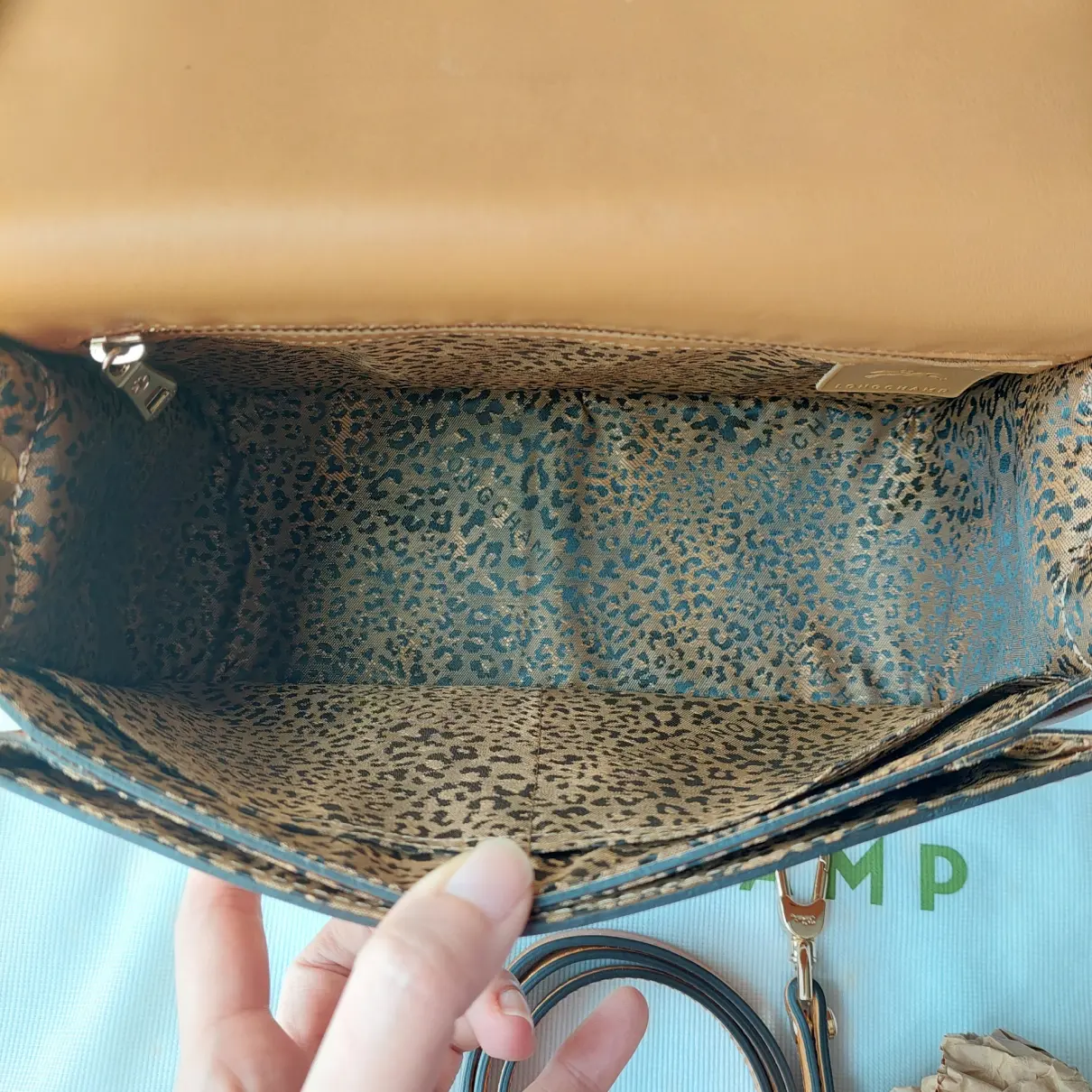 Mademoiselle leather handbag Longchamp