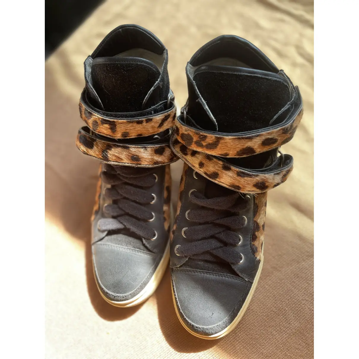 Buy Maje Leather trainers online