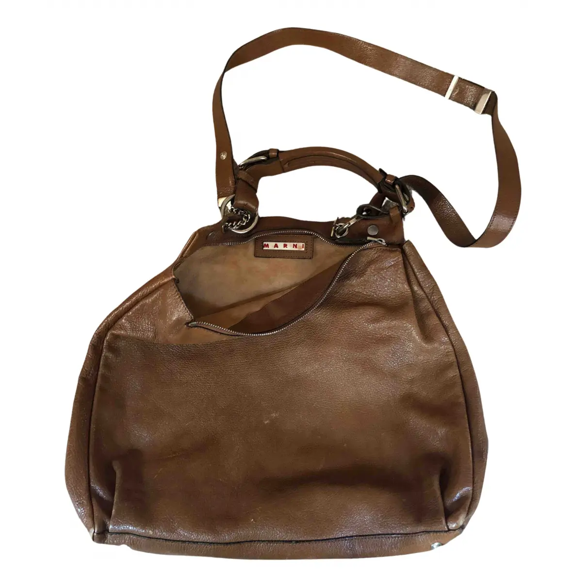 Leather crossbody bag Marni