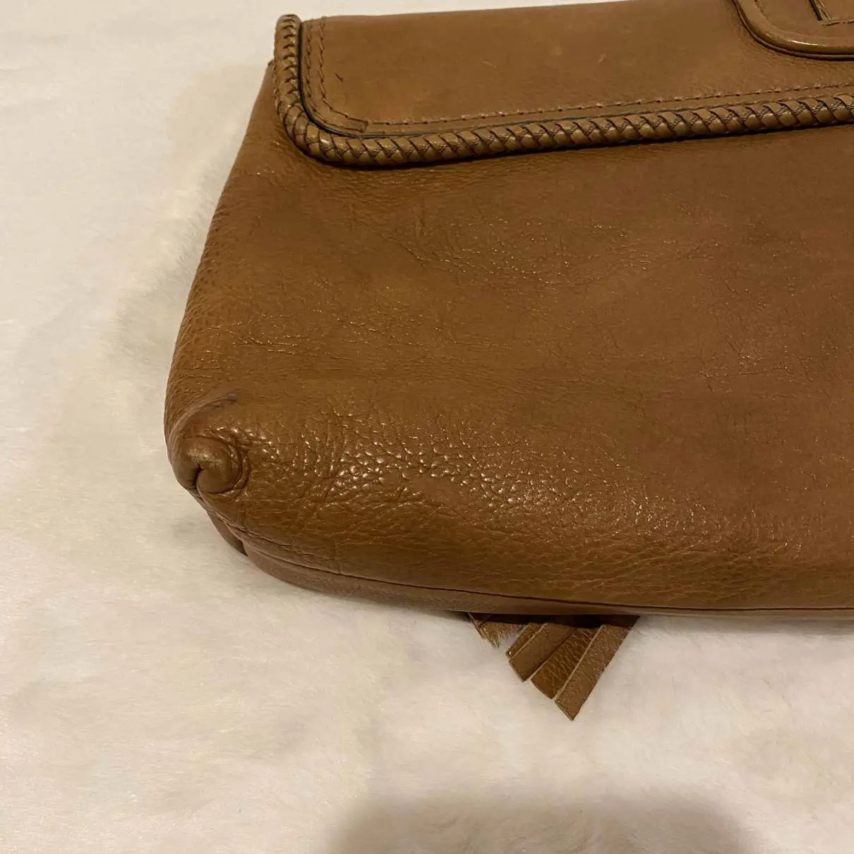 Marrakech leather clutch bag Gucci