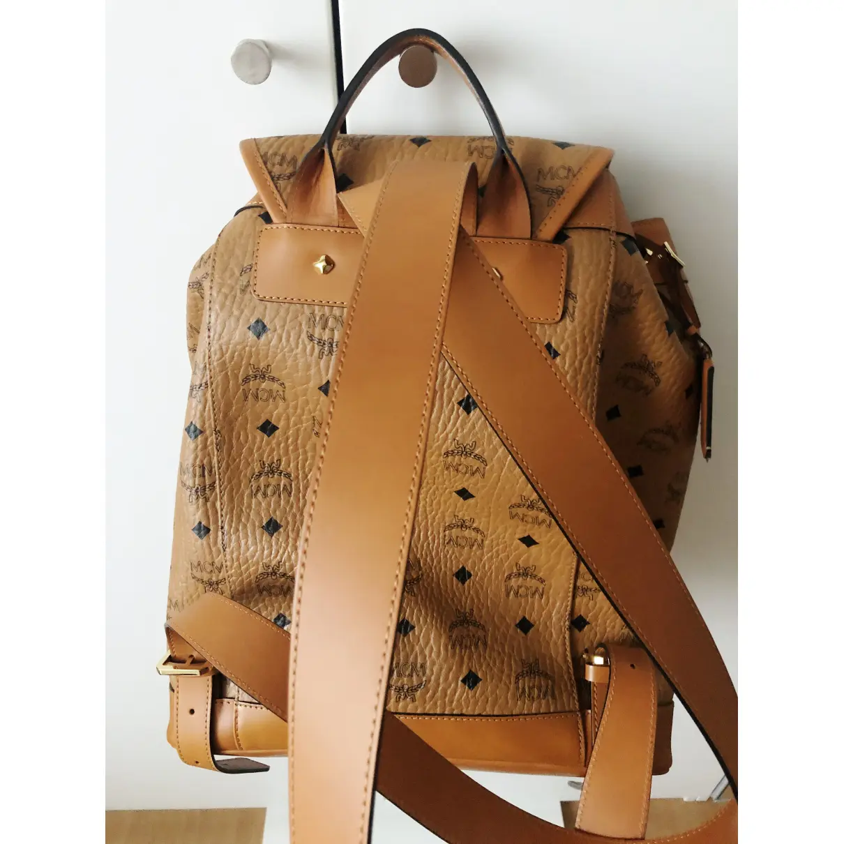 Buy MCM Leather backpack online