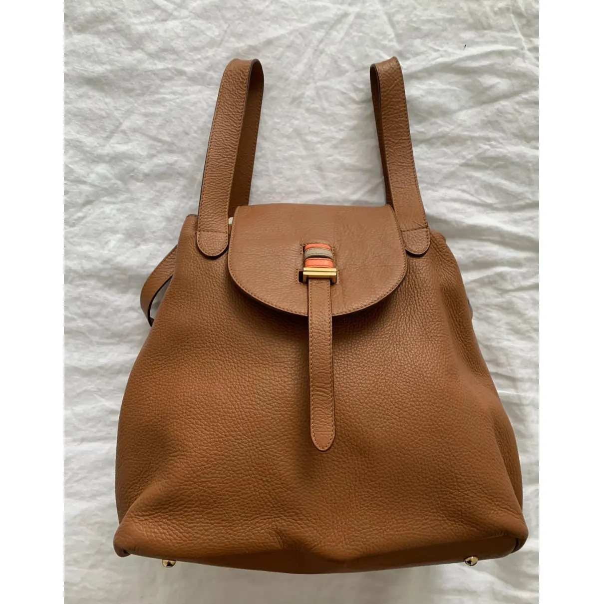 Leather handbag Meli Melo