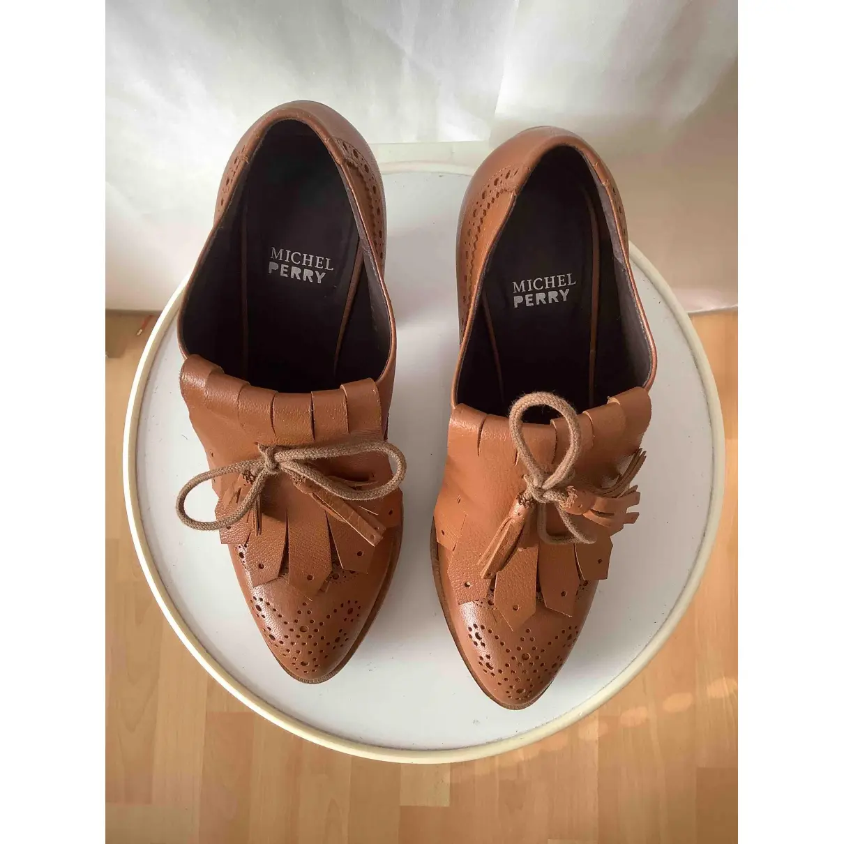 Buy Michel Perry Leather heels online