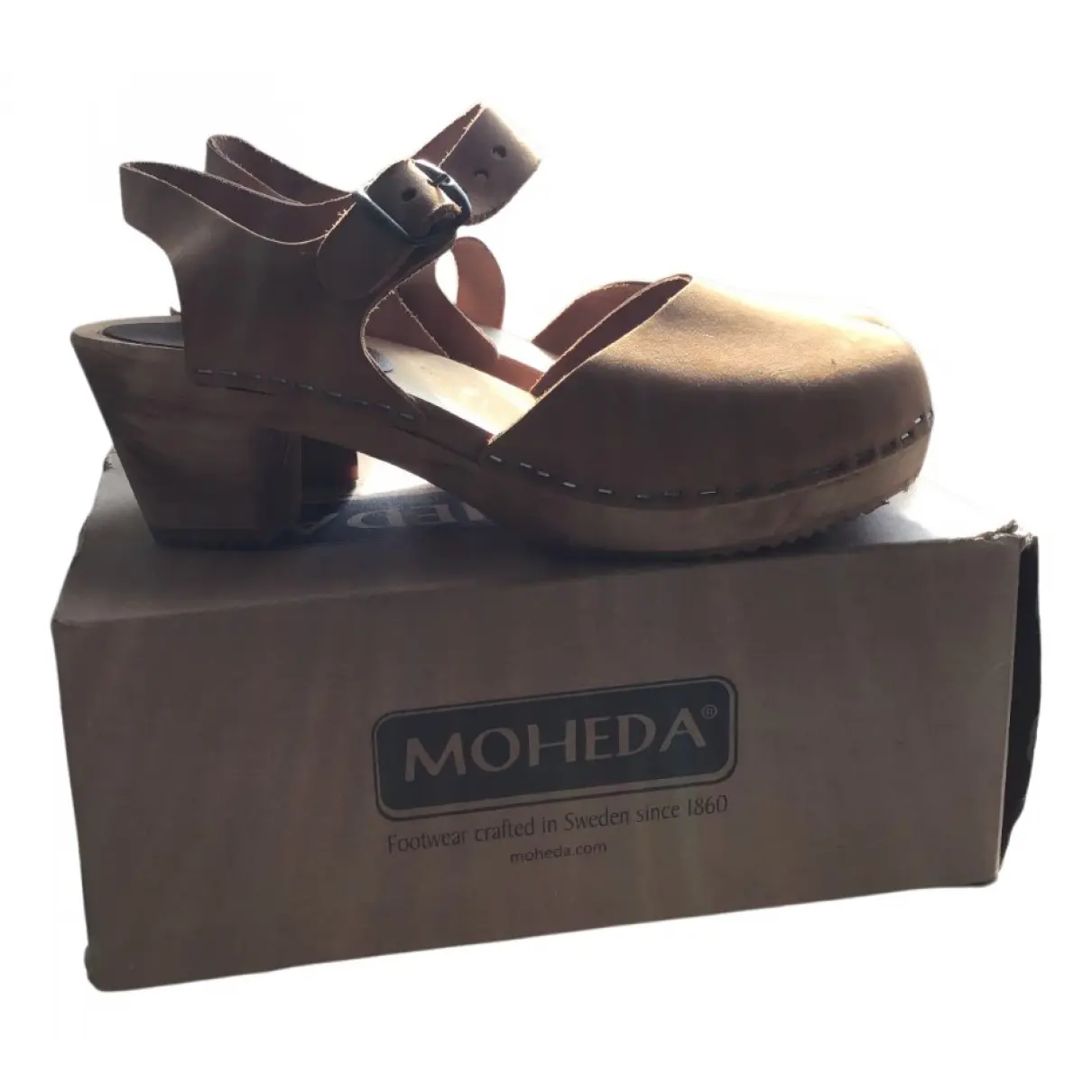 Leather sandals Moheda Toffeln