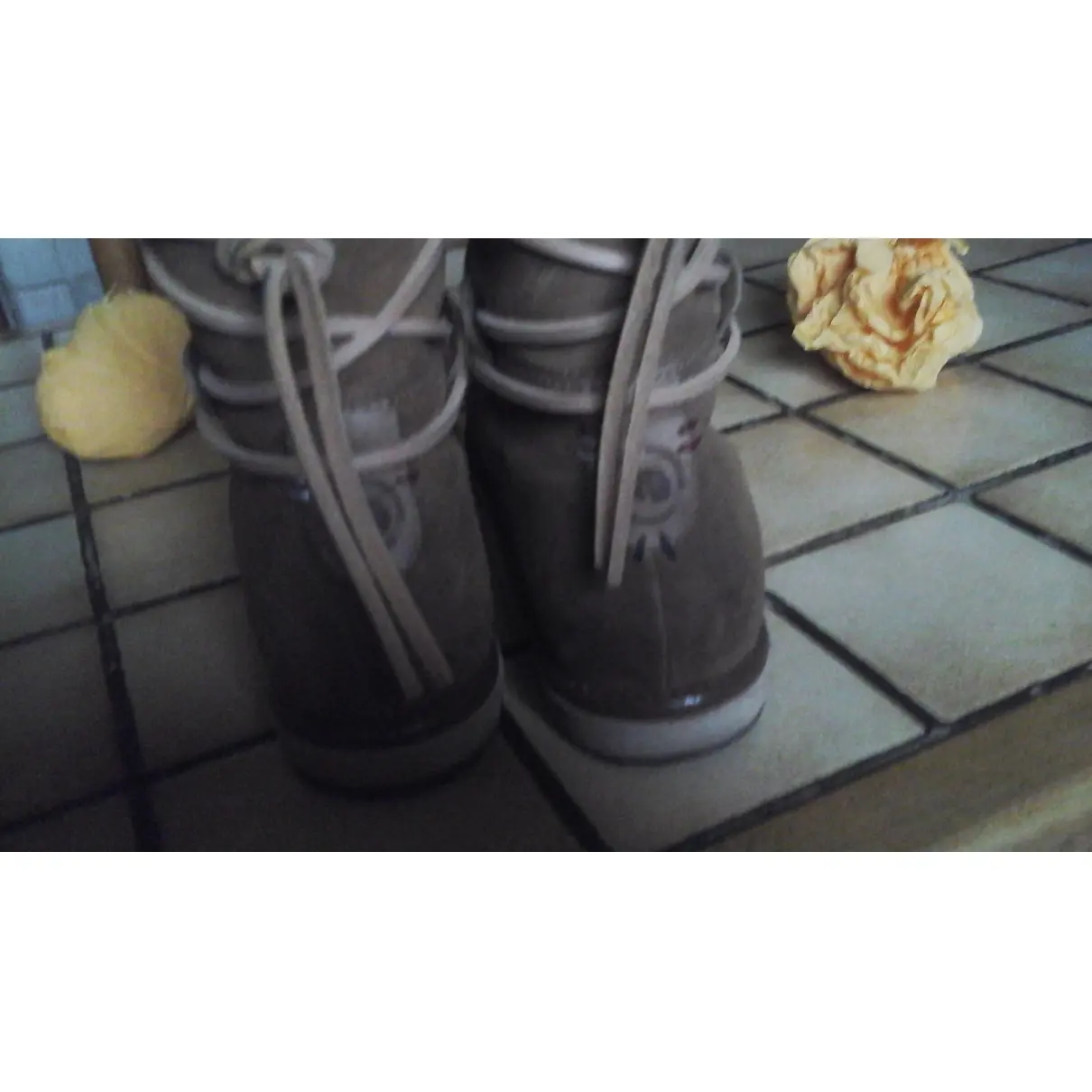 Leather snow boots Napapijri