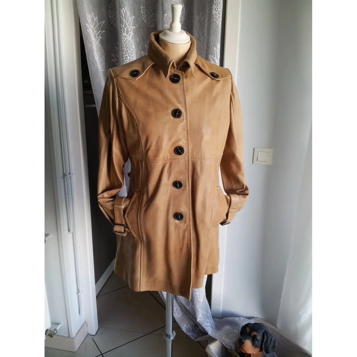 Oakwood Leather coat for sale