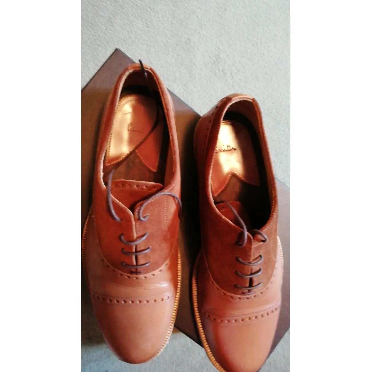 Leather lace ups Paul Smith