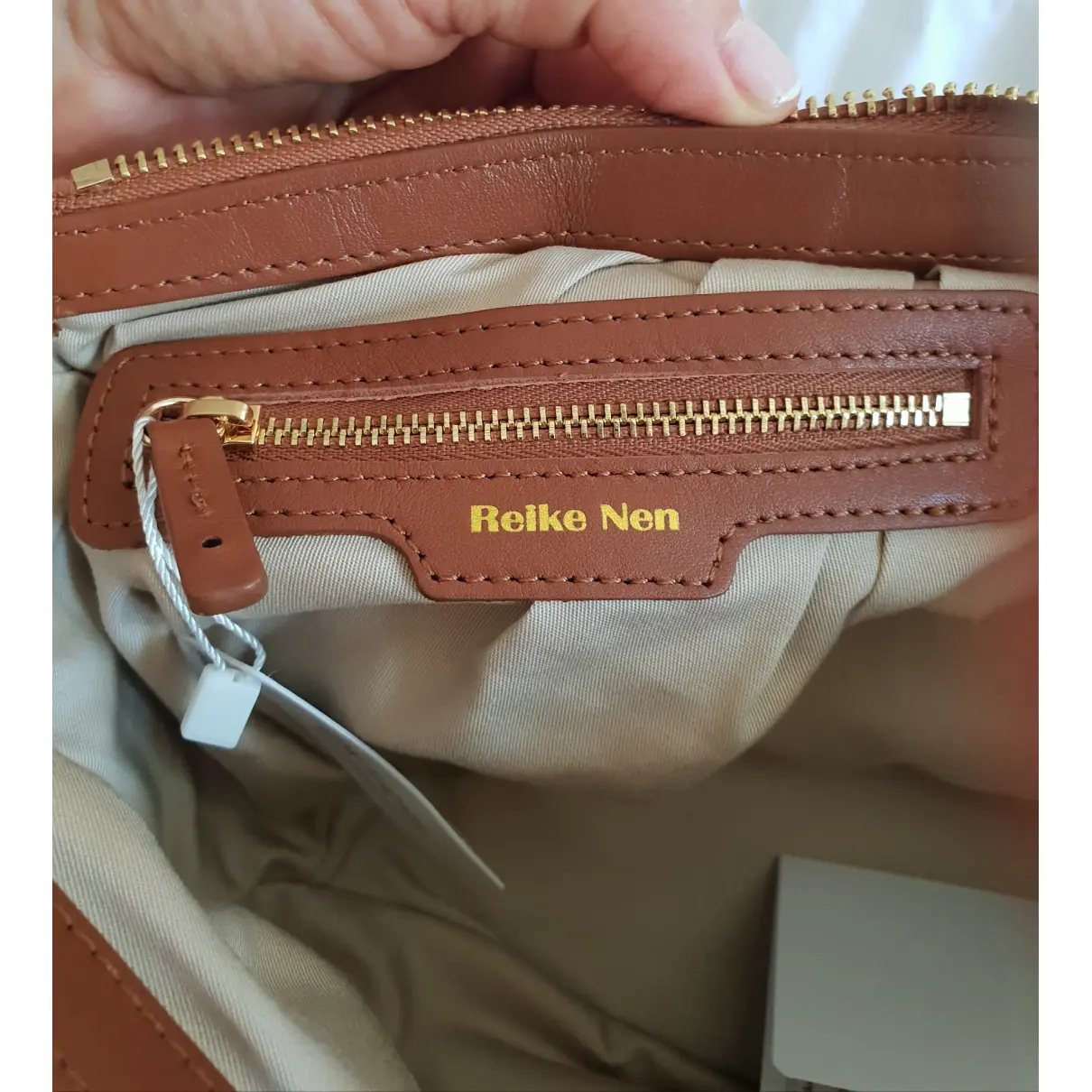 Leather handbag Reike Nen