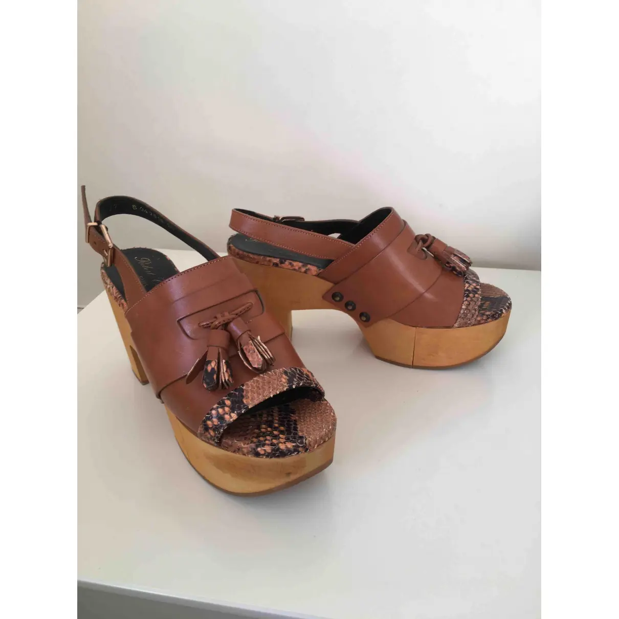 Buy Robert Clergerie Leather sandal online