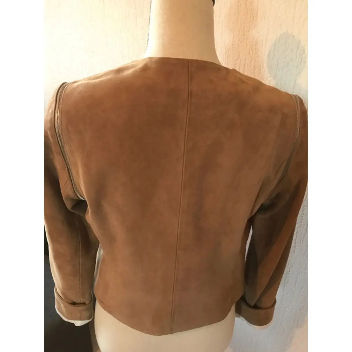 Buy Sandro Leather short vest online