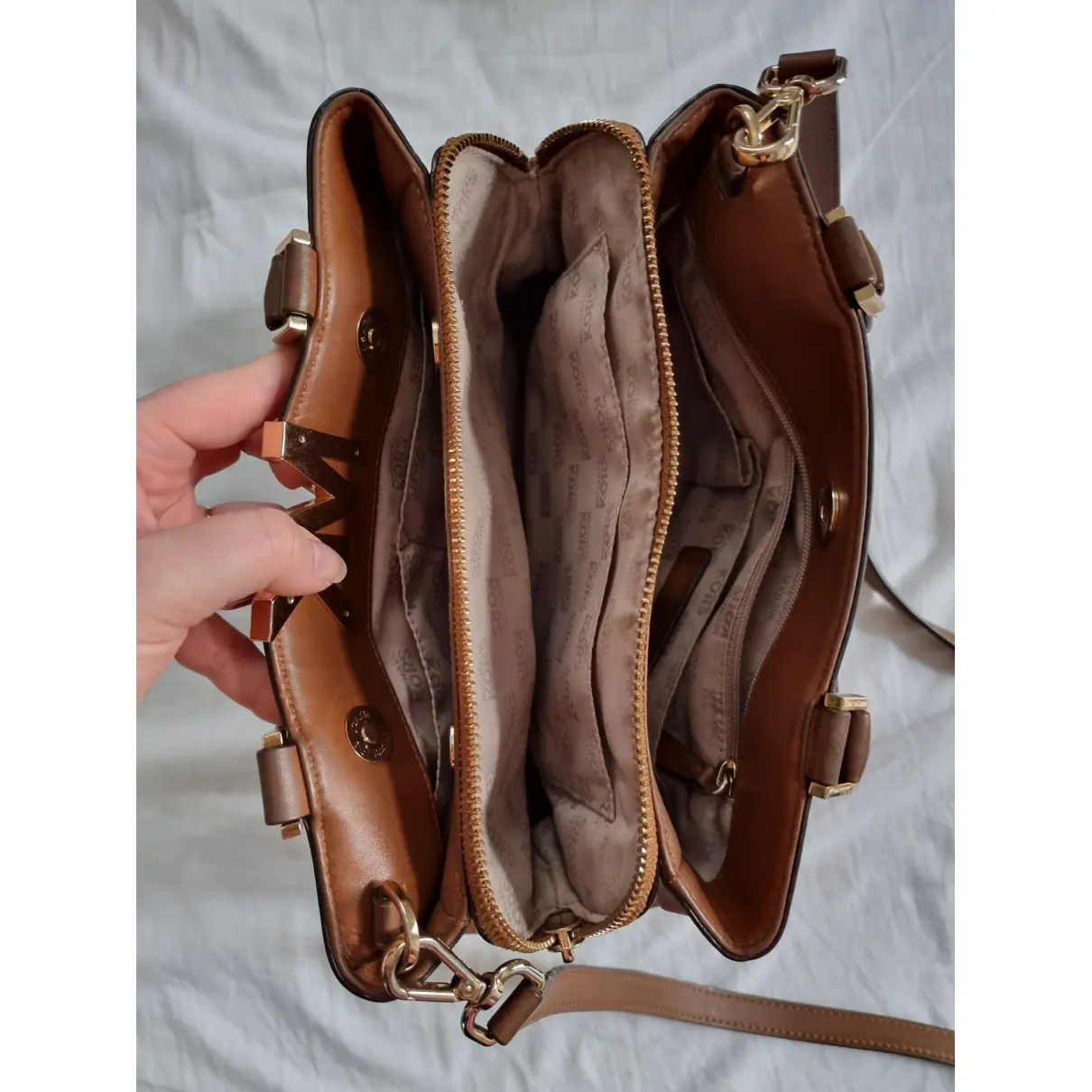 Savannah leather handbag Michael Kors