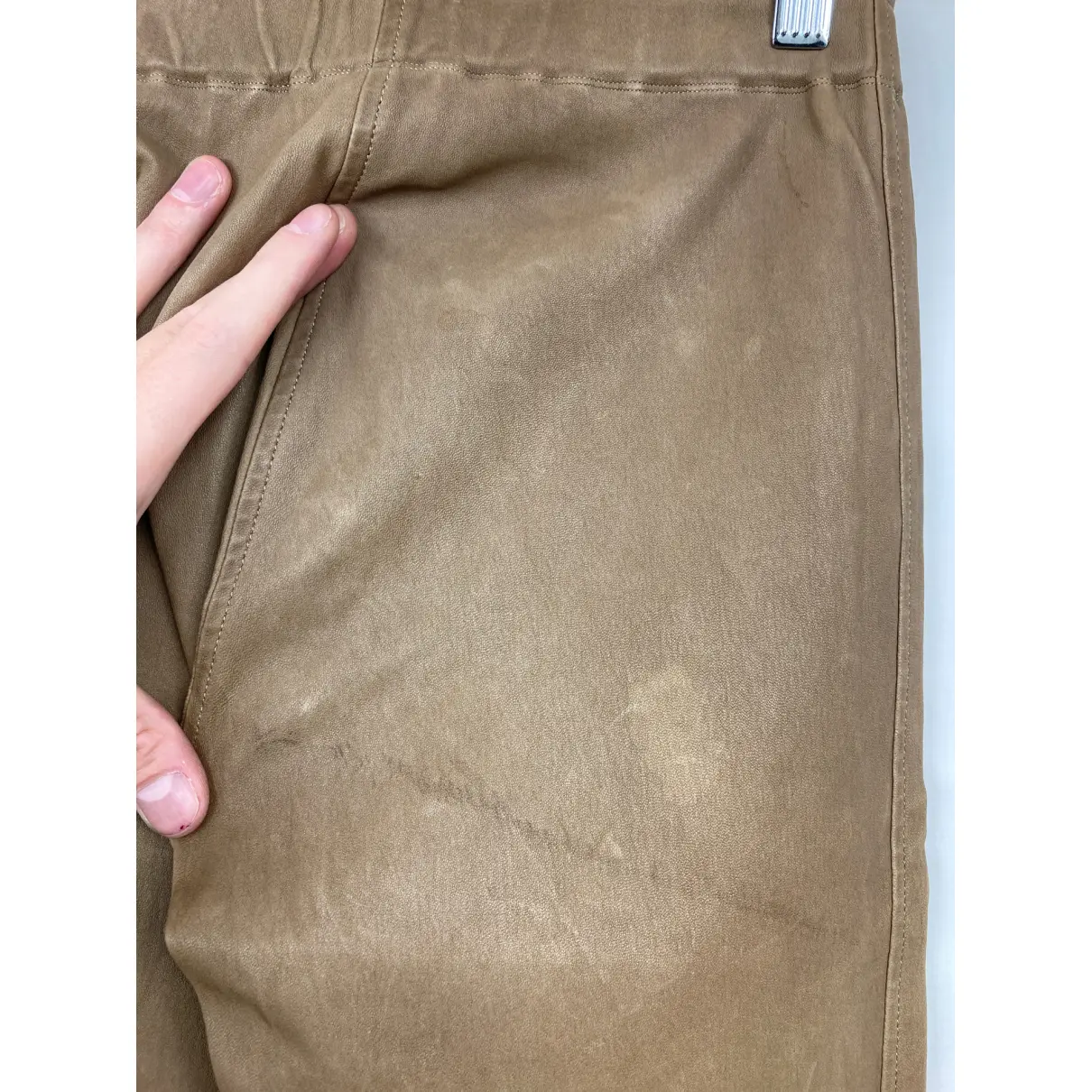 Leather slim pants Stouls