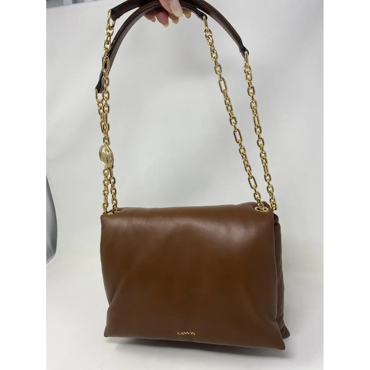Sugar leather handbag Lanvin