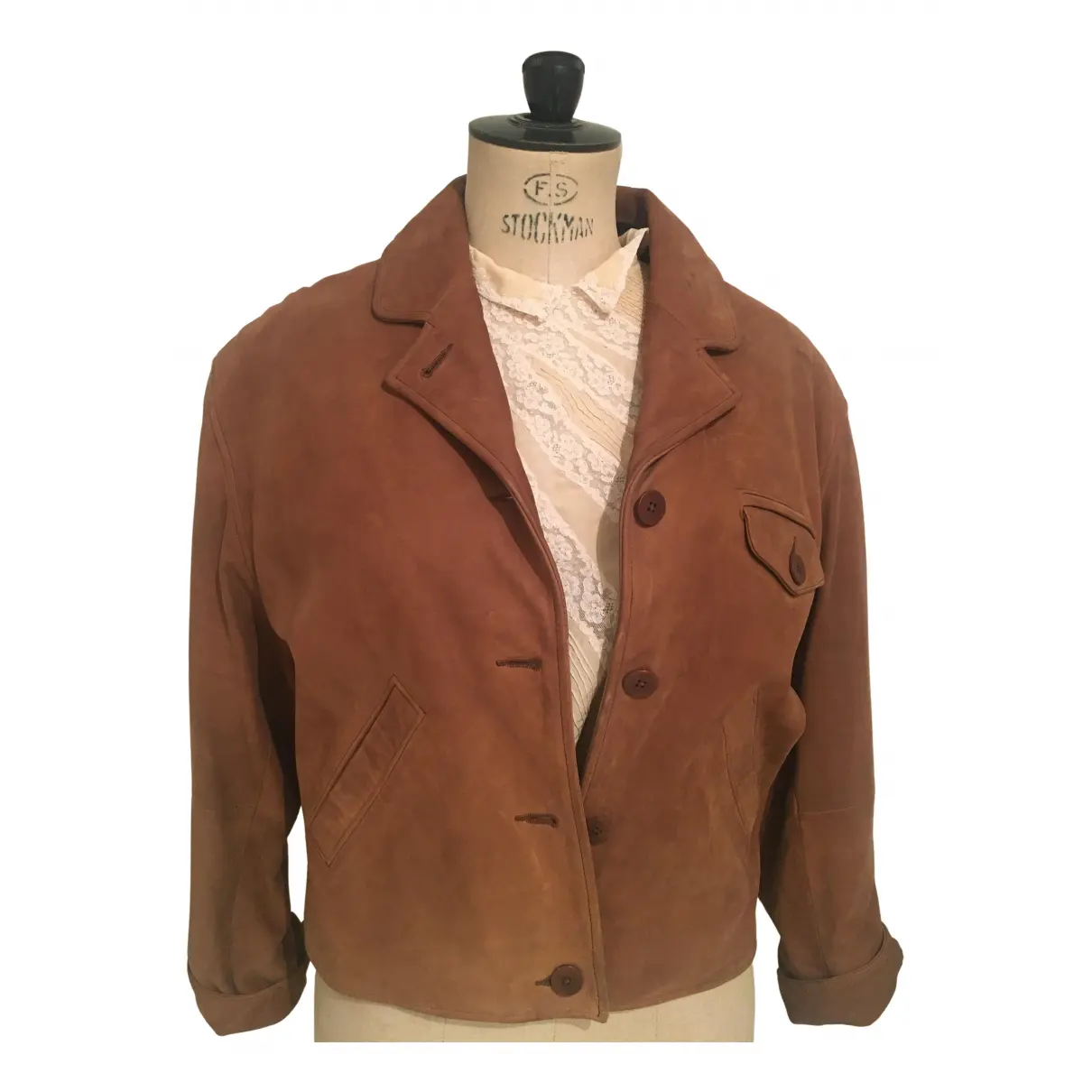 Leather biker jacket Timberland - Vintage