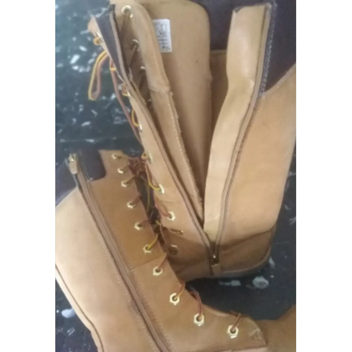 Leather riding boots Timberland