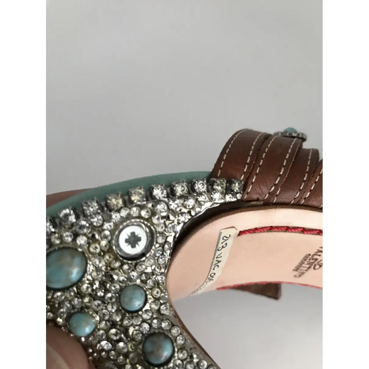 Leather heels Valentino Garavani - Vintage
