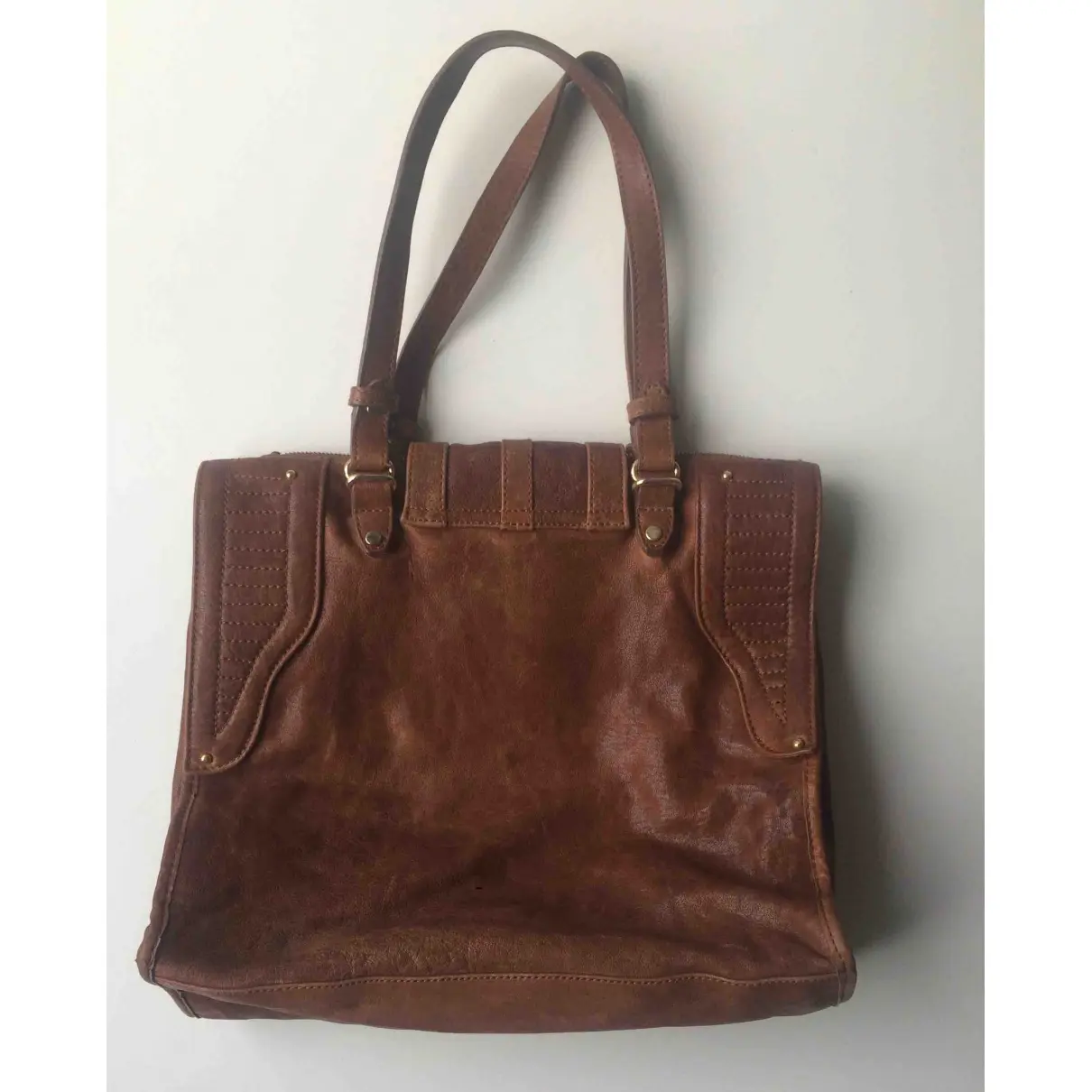 Velvetine Leather handbag for sale