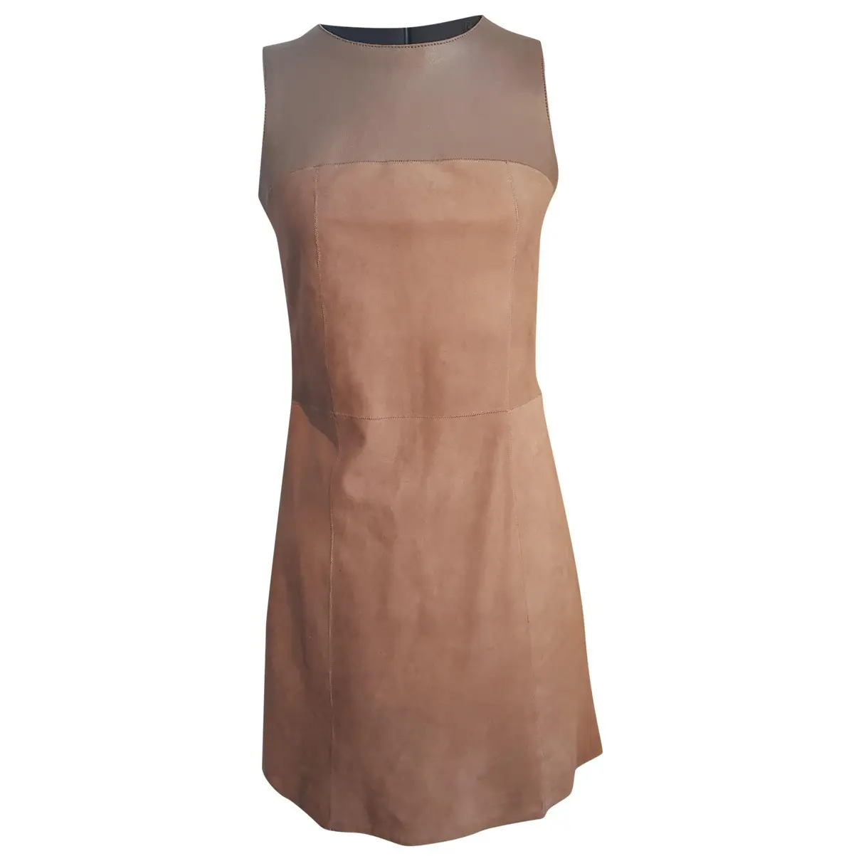 Leather mid-length dress Ventcouvert