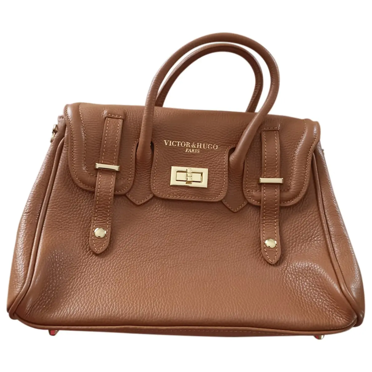 Leather handbag Victor & Hugo