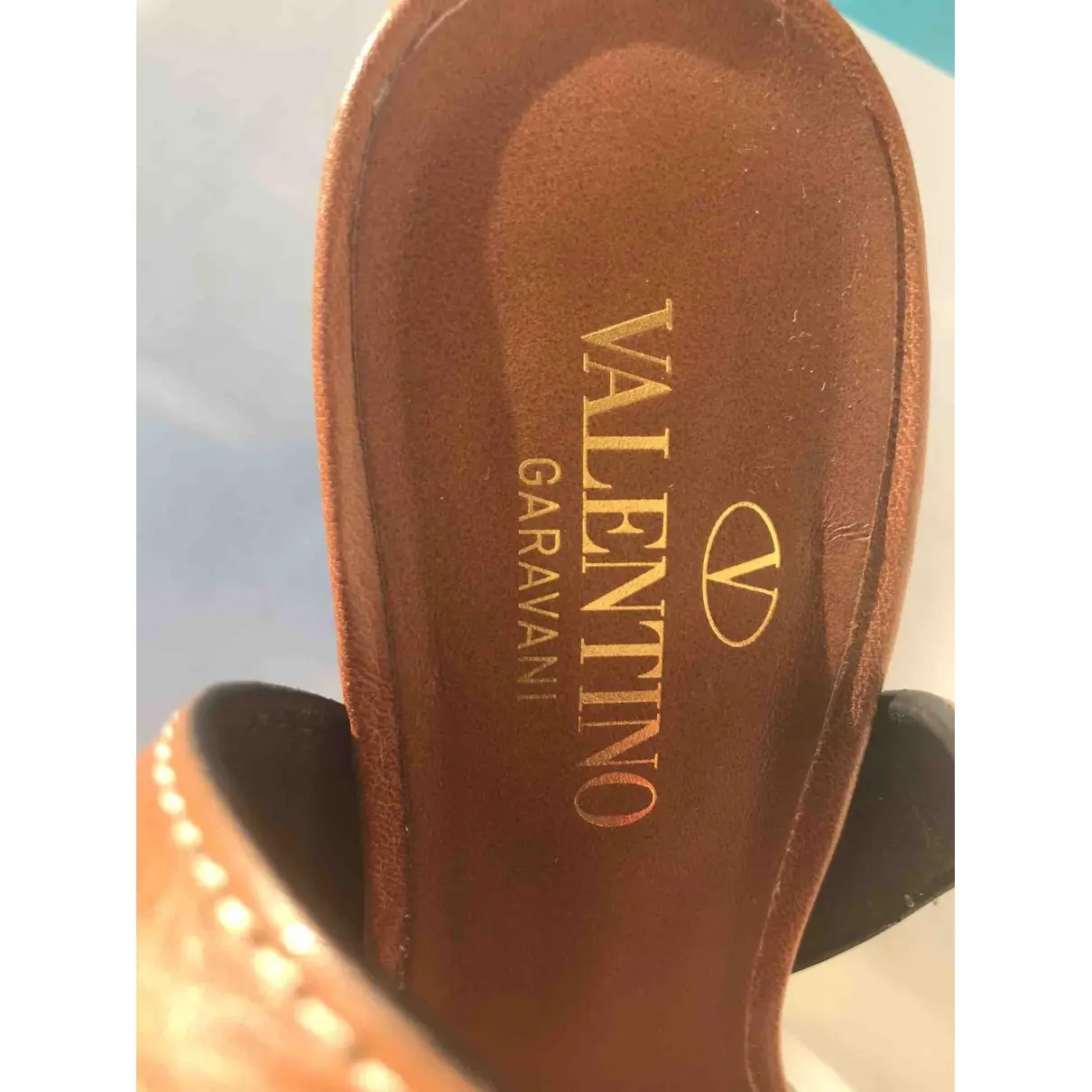 VLogo leather sandals Valentino Garavani