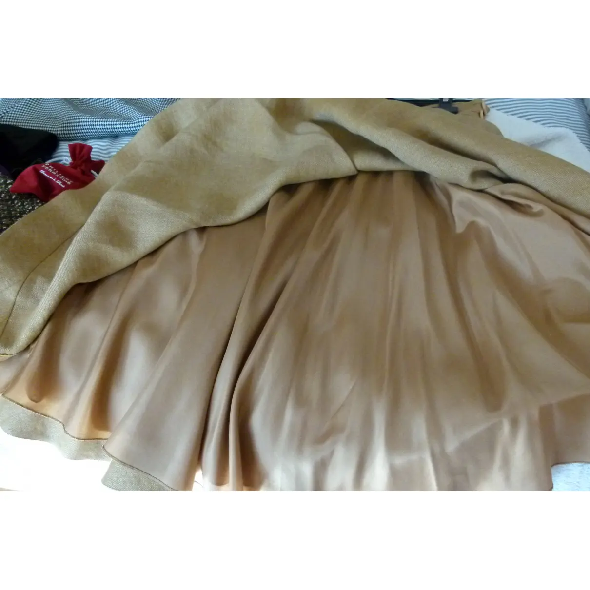 Linen mid-length skirt Burberry