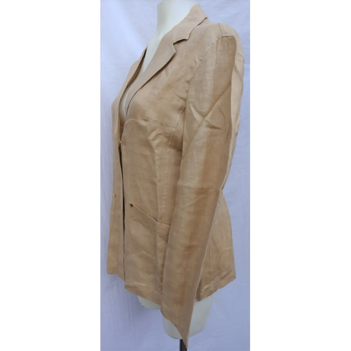 Linen jacket Claude Montana - Vintage