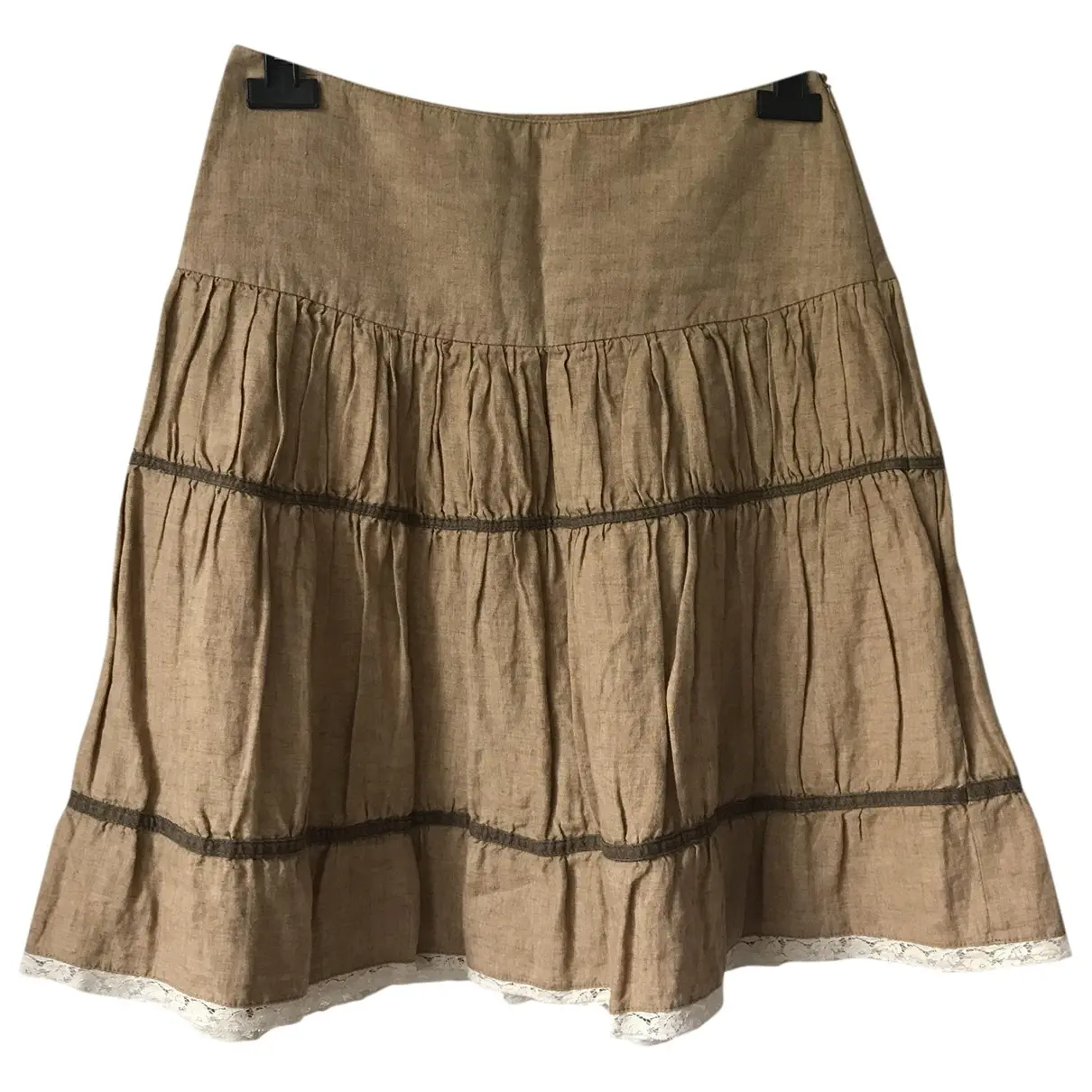 Linen mid-length skirt Patrizia Pepe