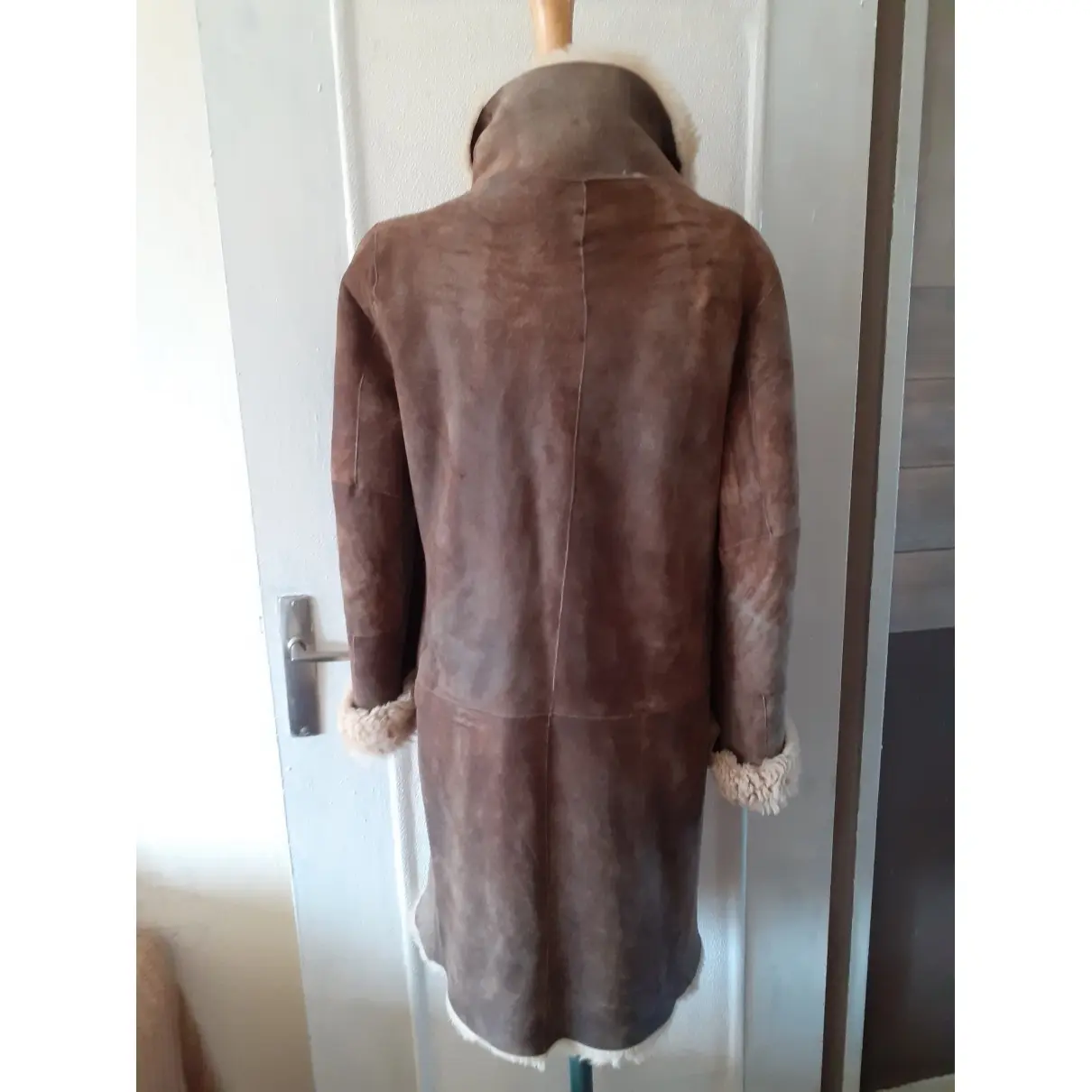 Joseph Mongolian lamb coat for sale