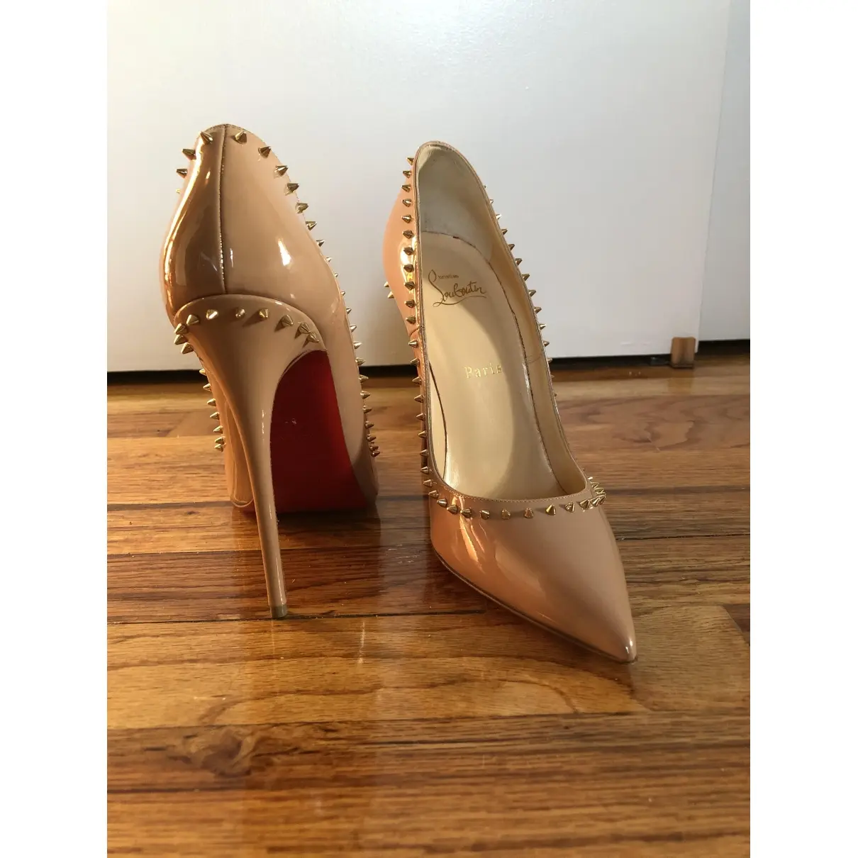 Christian Louboutin Anjalina patent leather heels for sale
