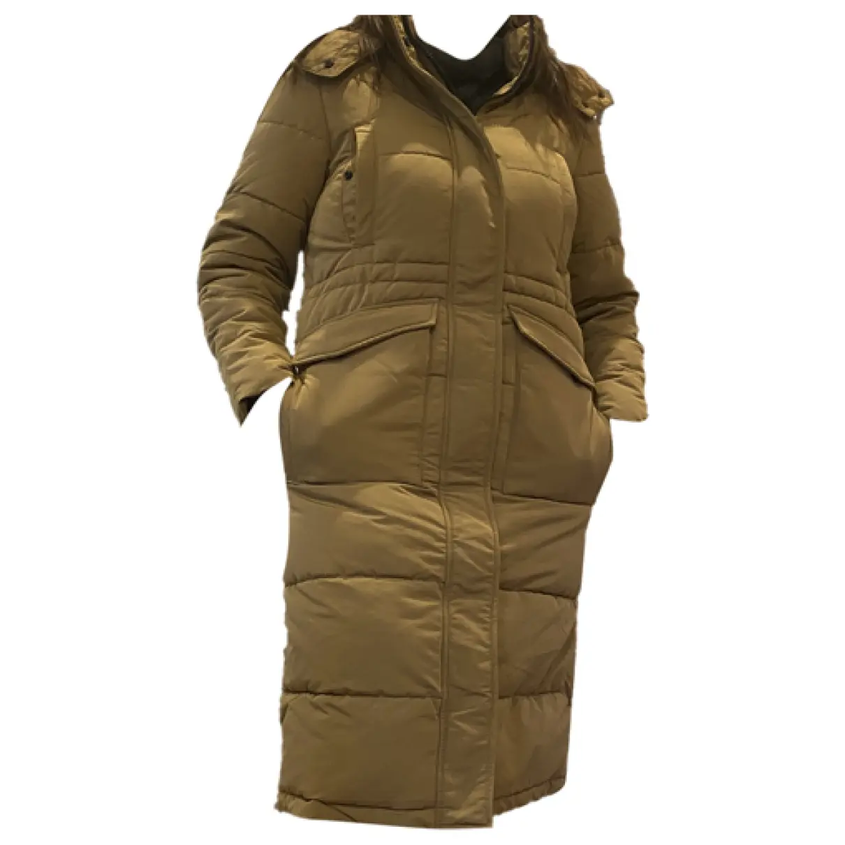 Coat SUPERDRY size - 40727761 Polyester FR in Camel 38