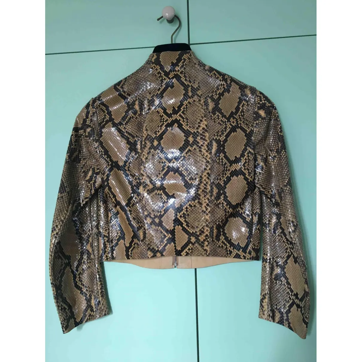 Celine Python biker jacket for sale