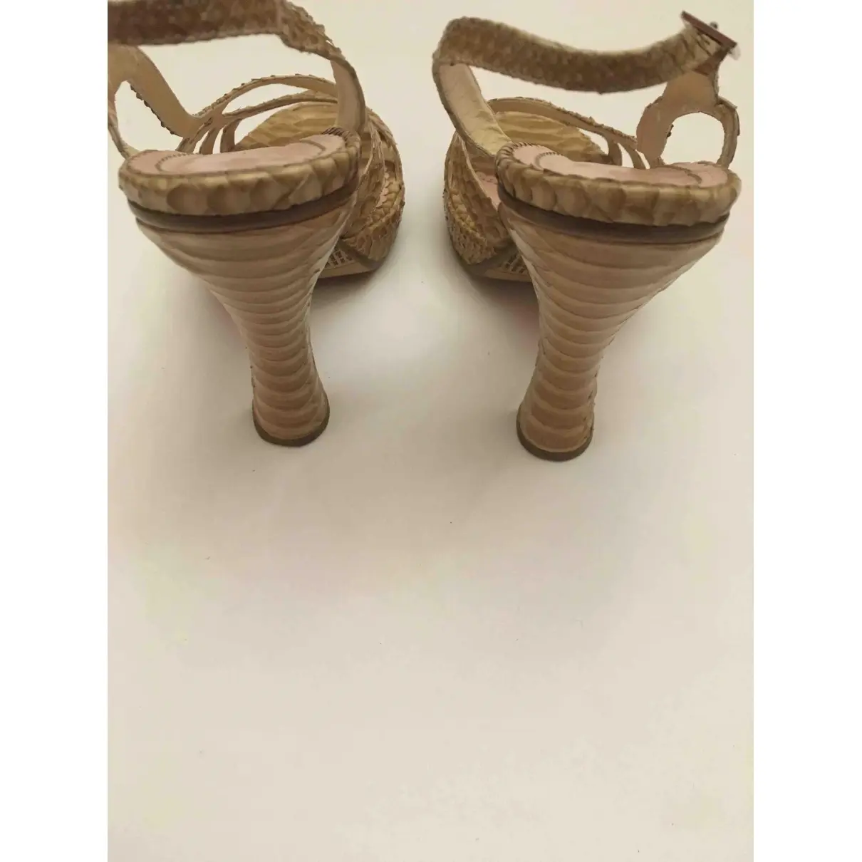 Python sandals John Galliano - Vintage