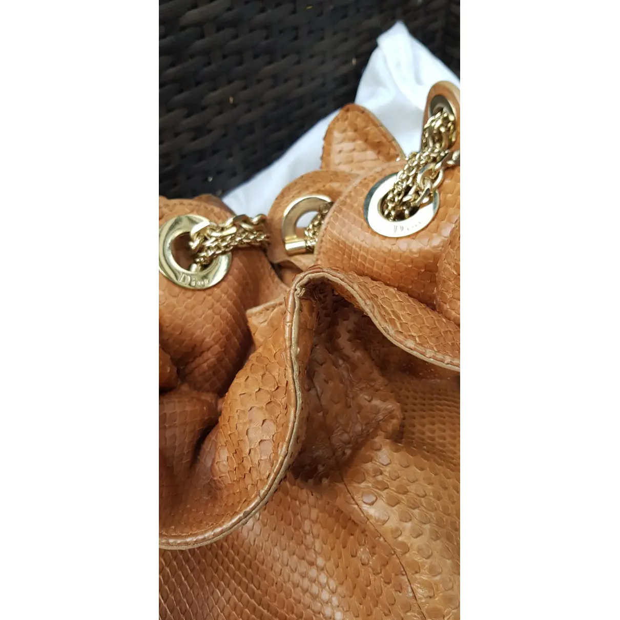 Le Trente python handbag Dior - Vintage