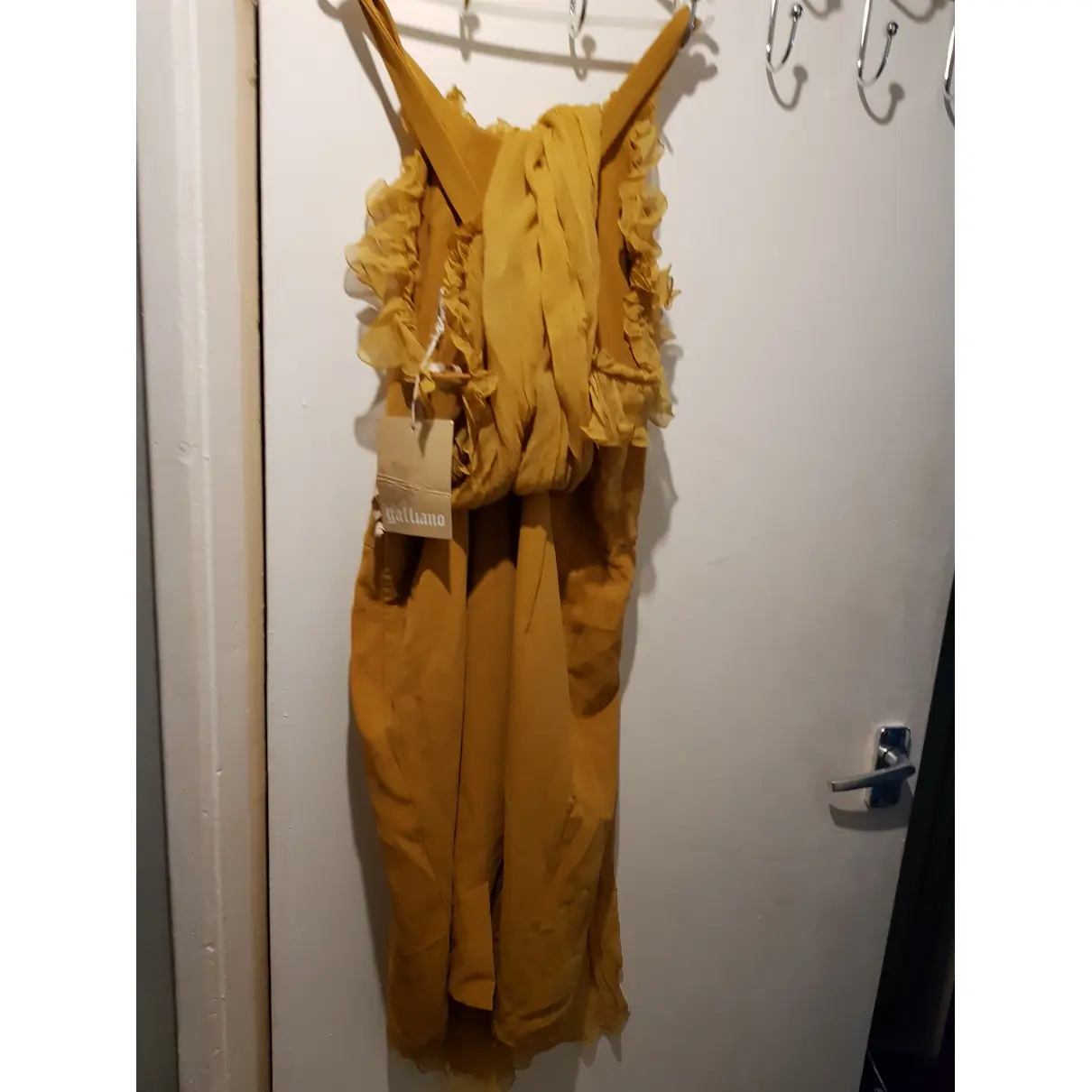 Silk mid-length dress Galliano