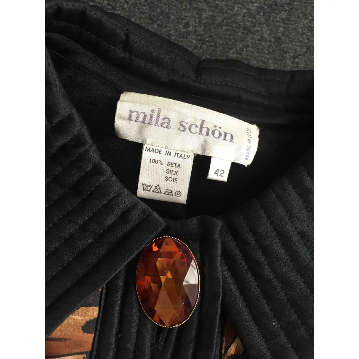 Buy Mila Schön Concept Silk coat online